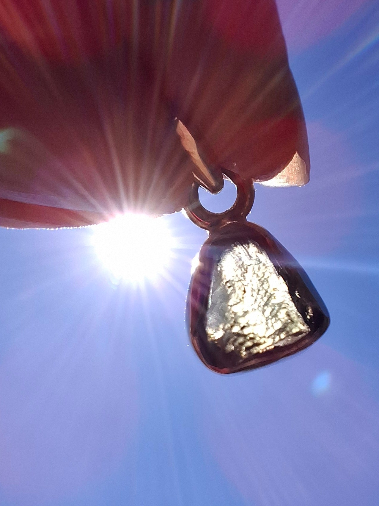 Moldavite Pendant, 925 Silver, Tektite (Ref: P55)