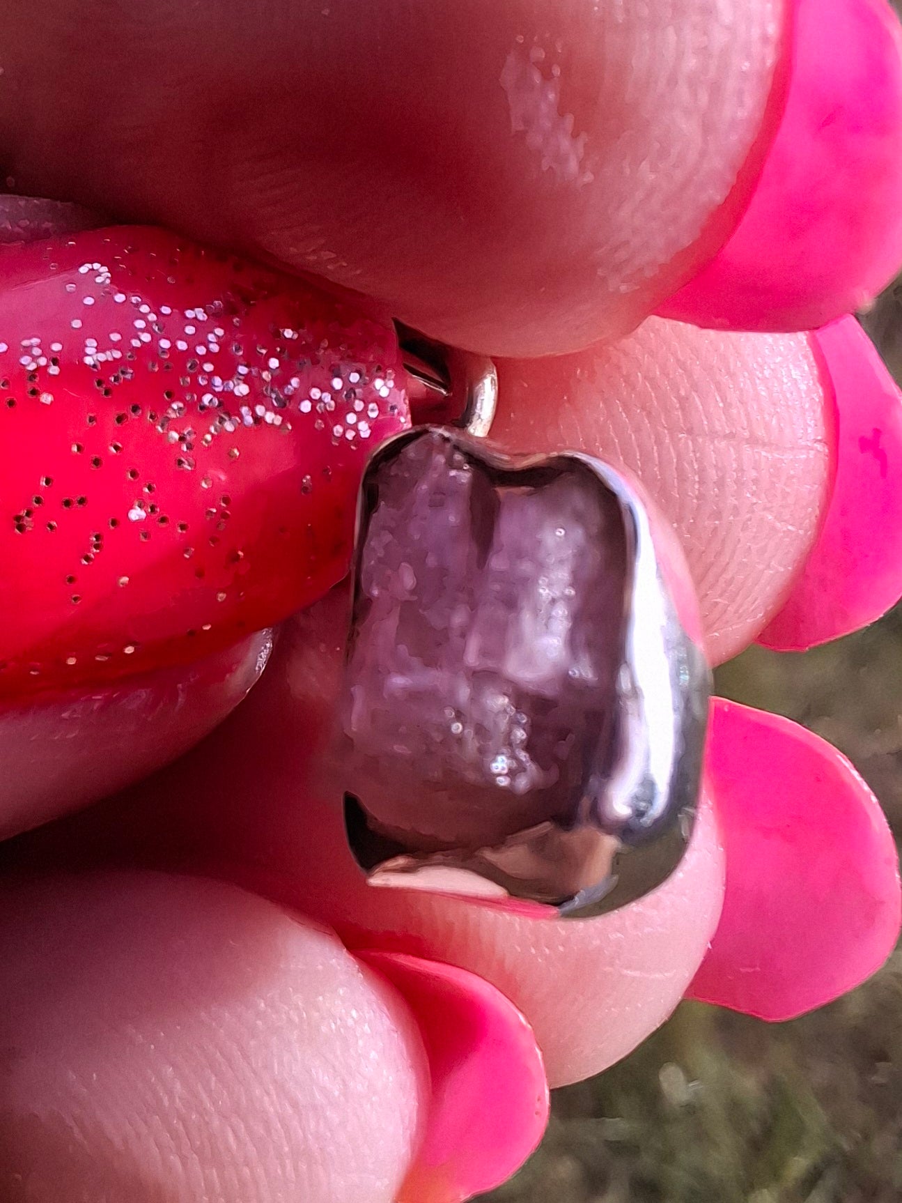 Pink Tourmaline Pendant, 925 Silver, Crystal (Ref: PT73)