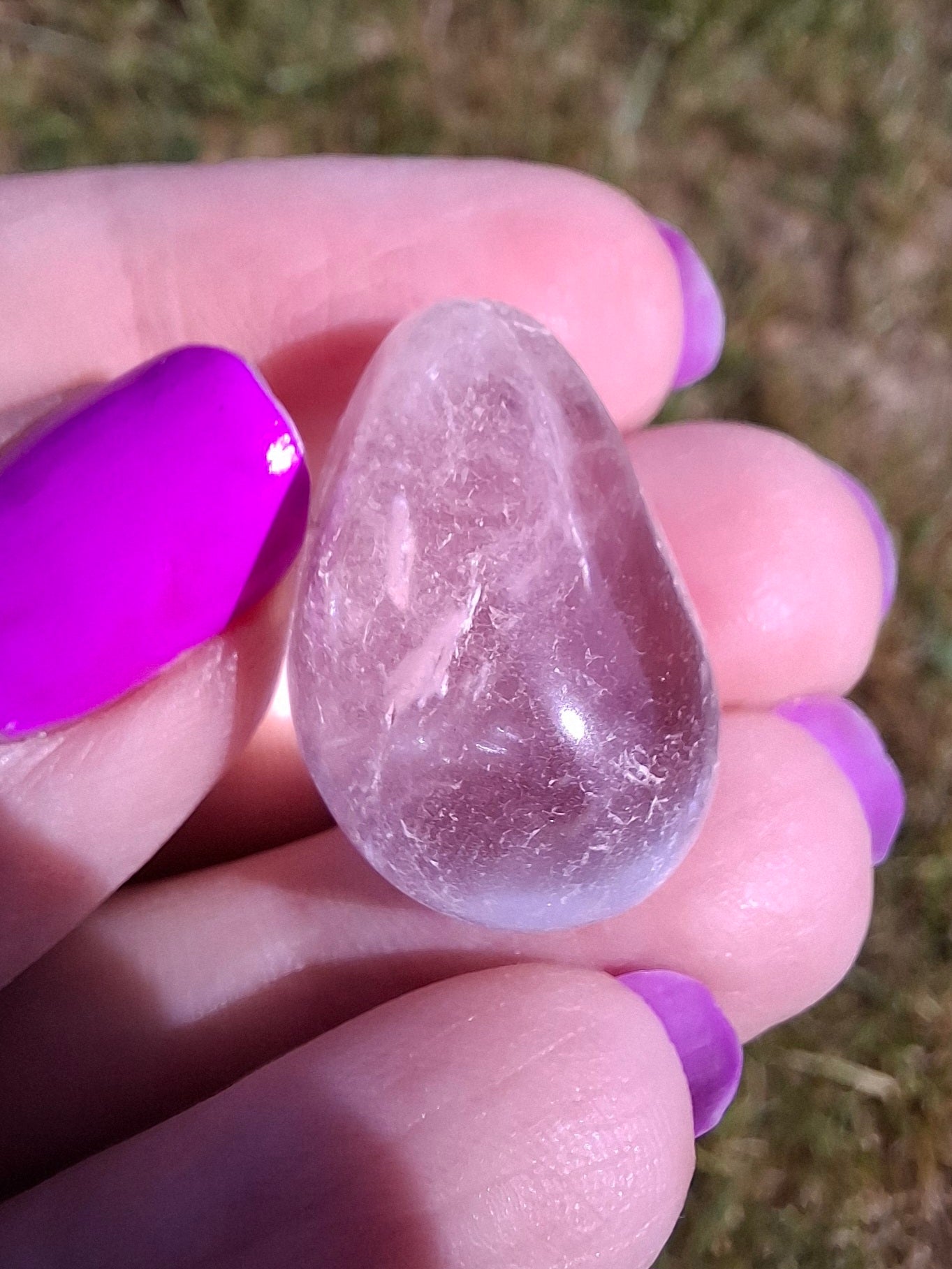 Clear Quartz, Tumble Stone, Crystal (Ref: T29)