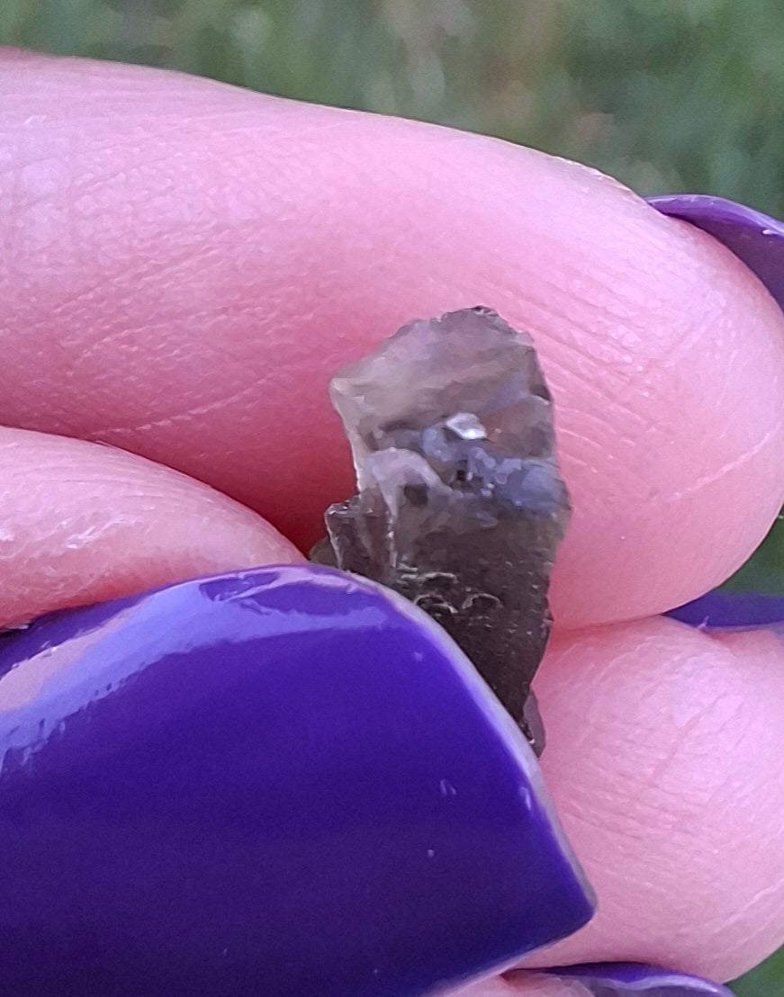Moldavite Piece, 0.40g, Tektite (Ref: 1487)