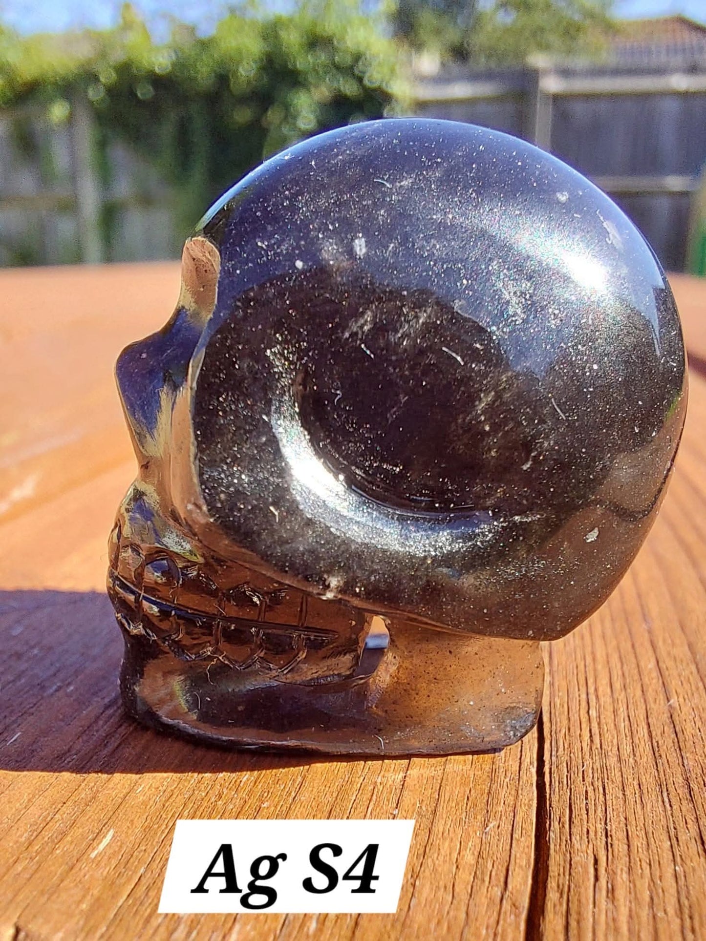 Agni Manitite SKULL Carving, 18.88g, Crystal (Ref: Ag S4)