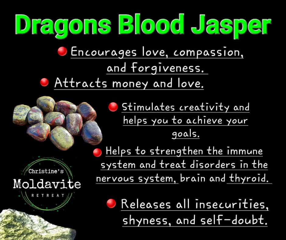 Dragons Blood Jasper, Tumble Stone, Crystal (Ref: T110)