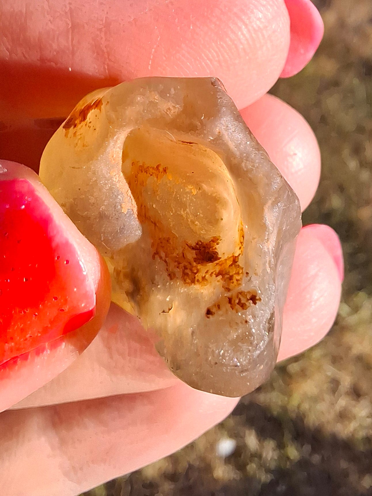 Libyan Desert Glass (darker) Piece, 10.32g, Tektite (Ref: L1376)