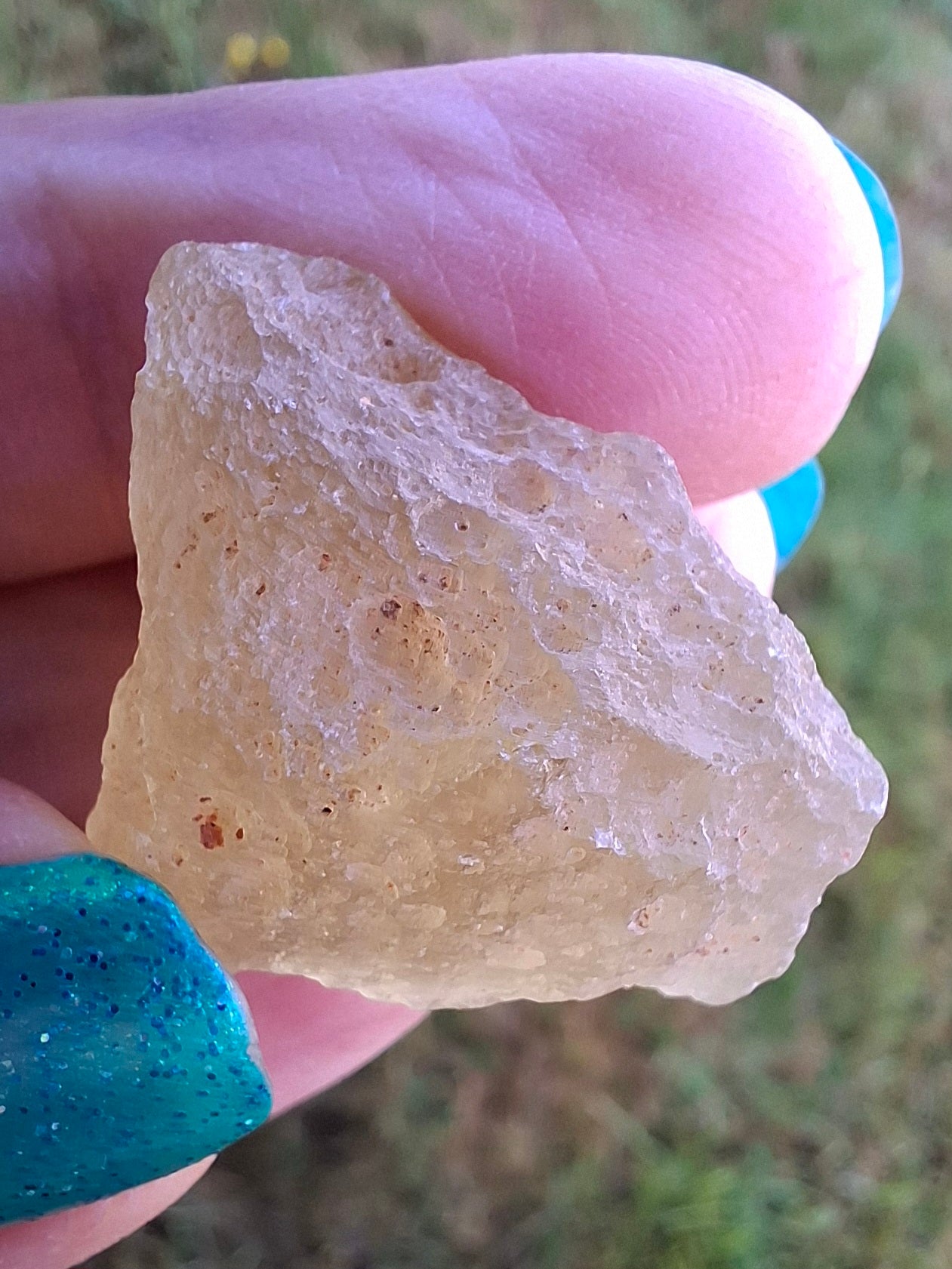 Libyan Desert Glass Piece, 10.15g, Tektite
