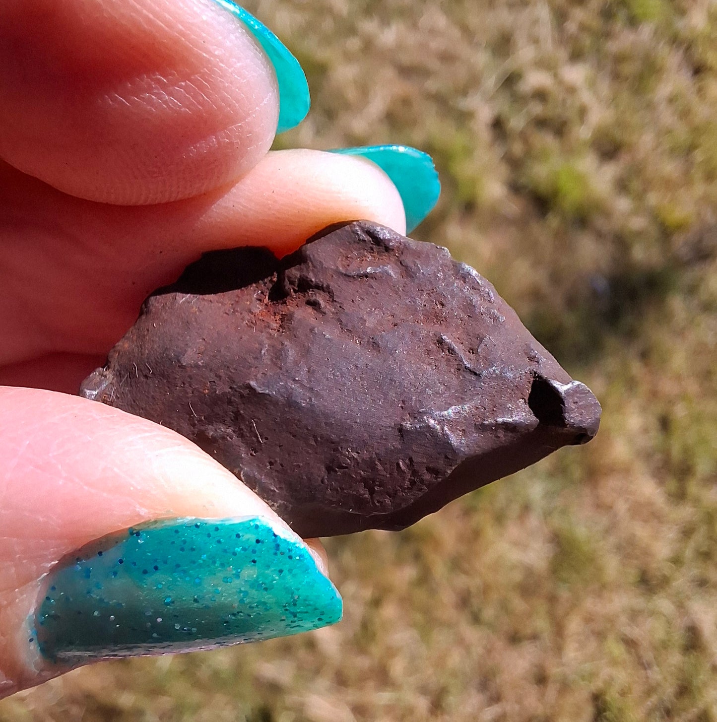 Gebel Kamil Iron Meteorite, 13.55g (Ref: K41)