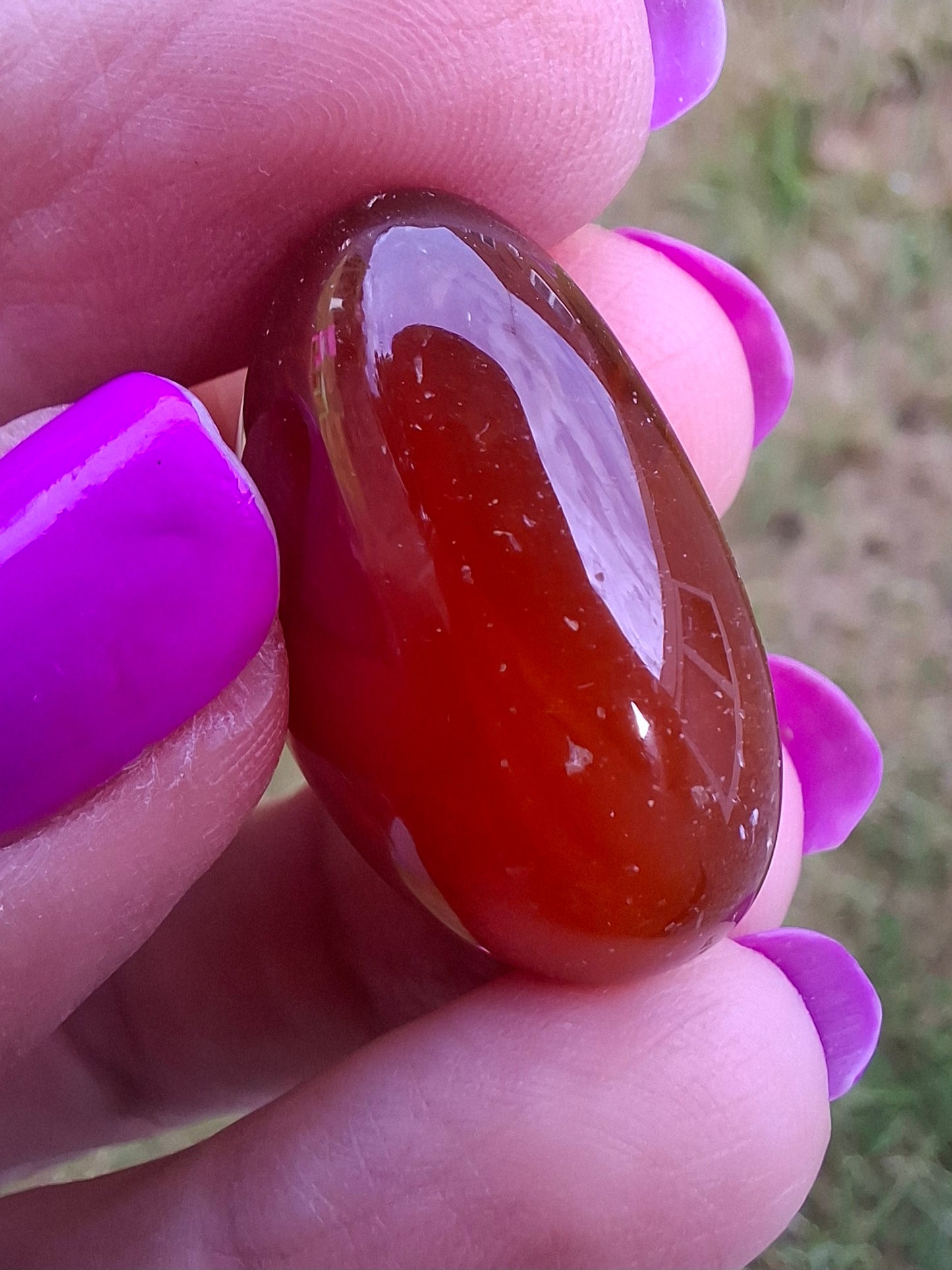 Carnelian, Tumble Stone, Crystal (Ref: T67)