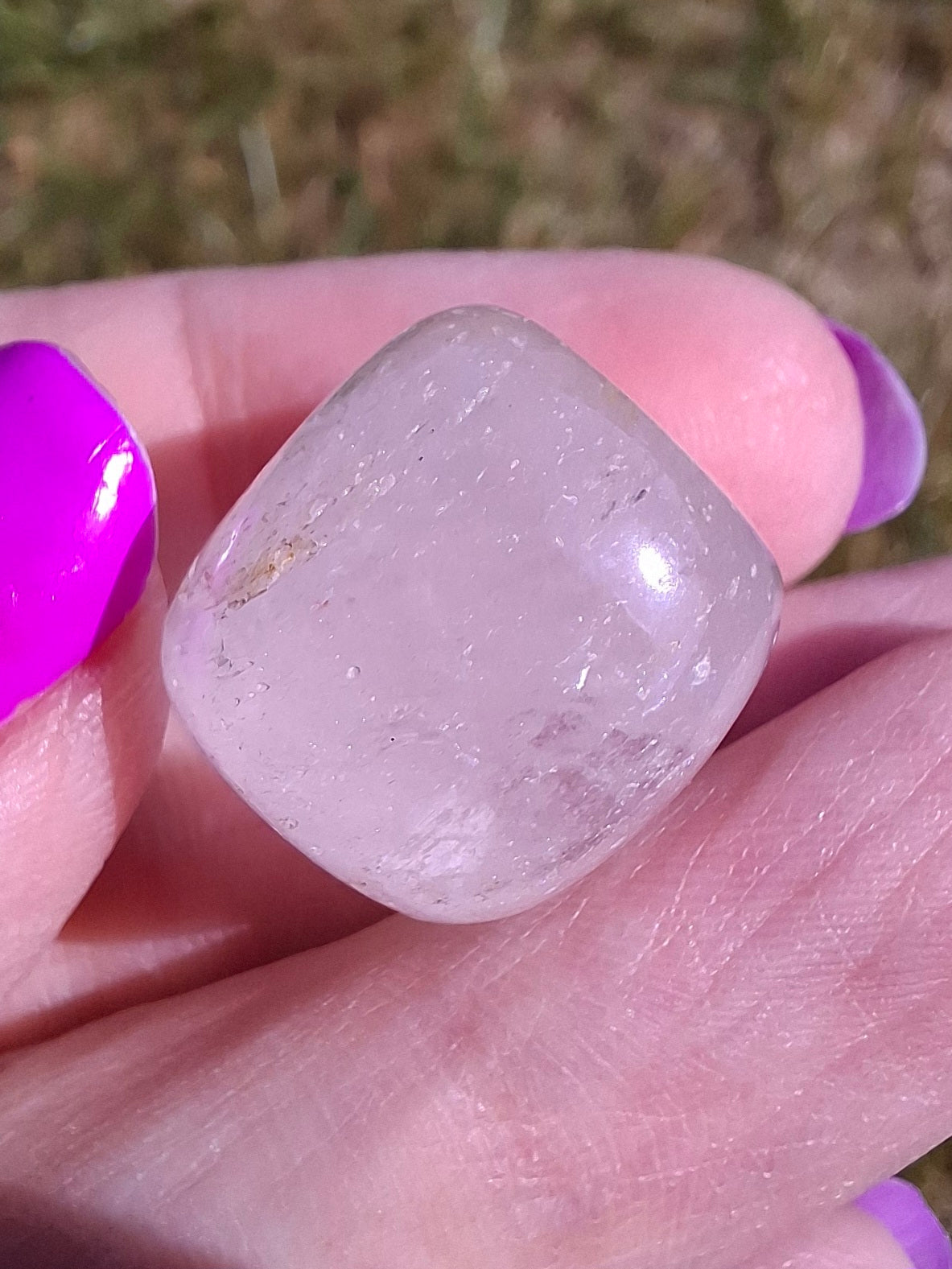 Clear Quartz, Tumble Stone, Crystal 🌈 (Ref: T26)