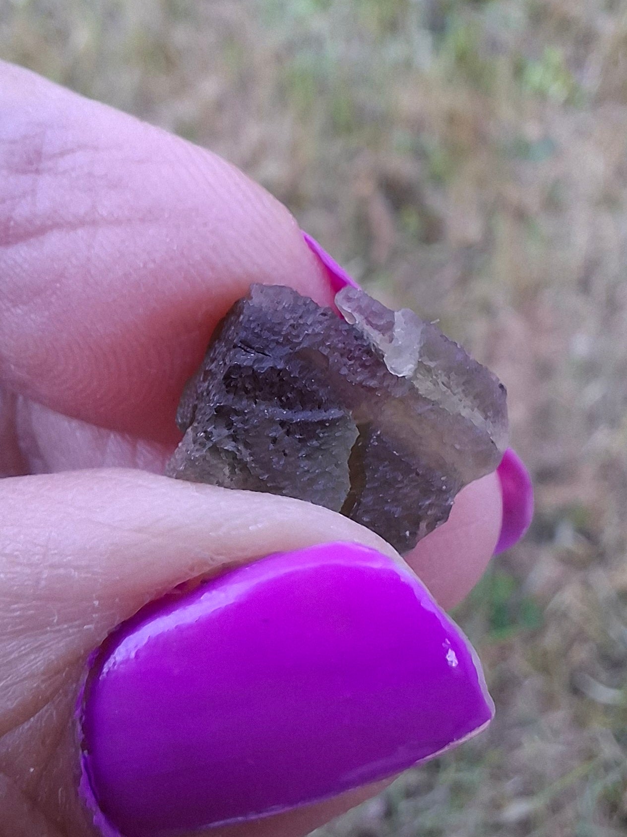 Moldavite Piece, 1.00g, Tektite (Ref: 1442)