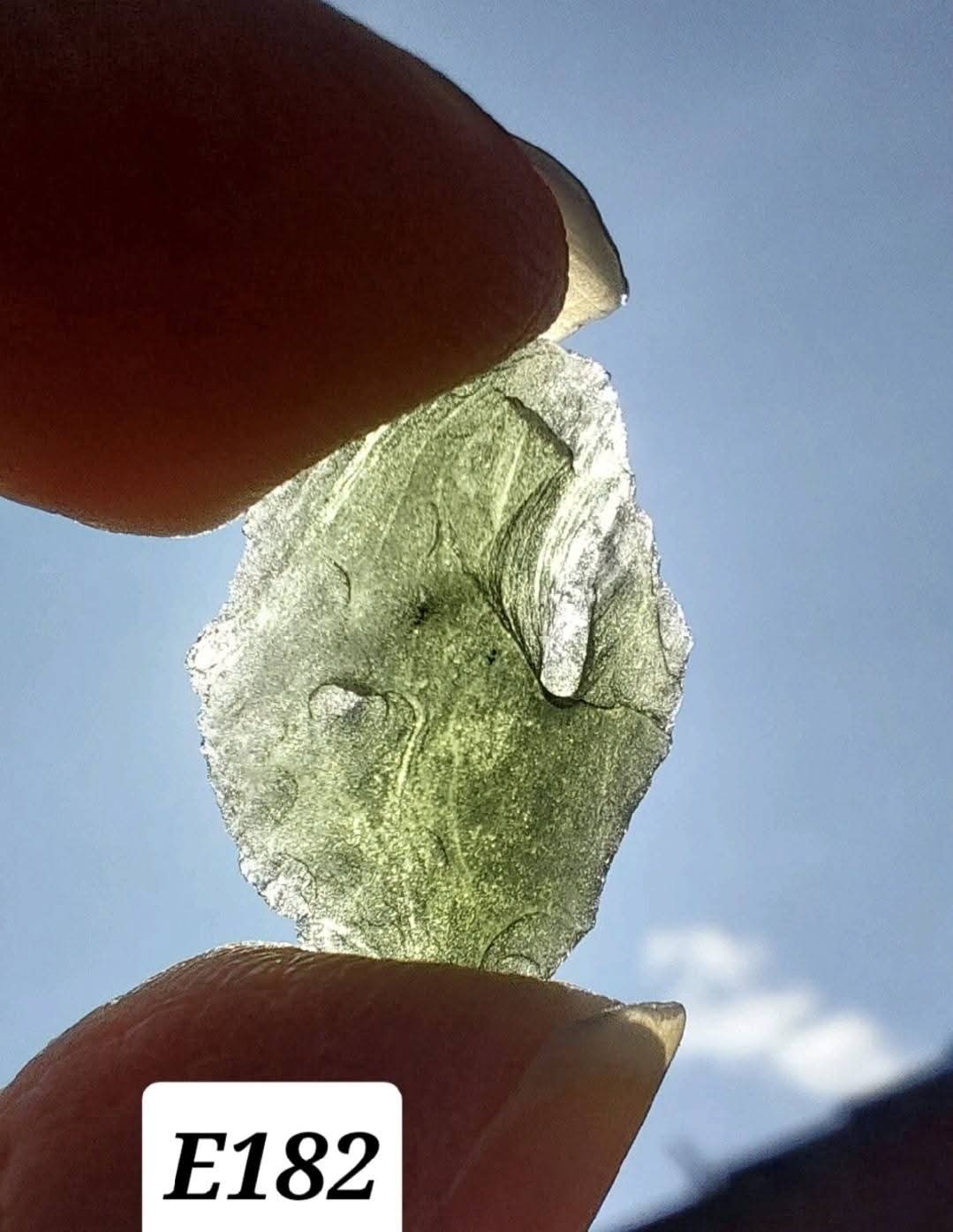 Moldavite Piece, 1.05g, Tektite (Ref: E182)