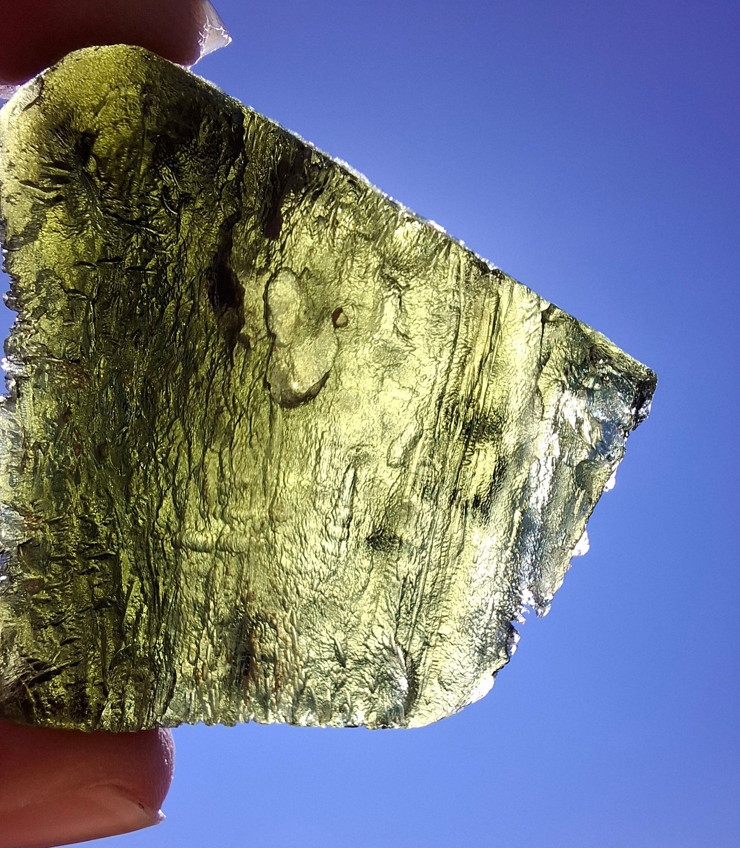 Moldavite Piece, NOVA HOSPODA, 18.15g, Tektite (Ref: 1041)