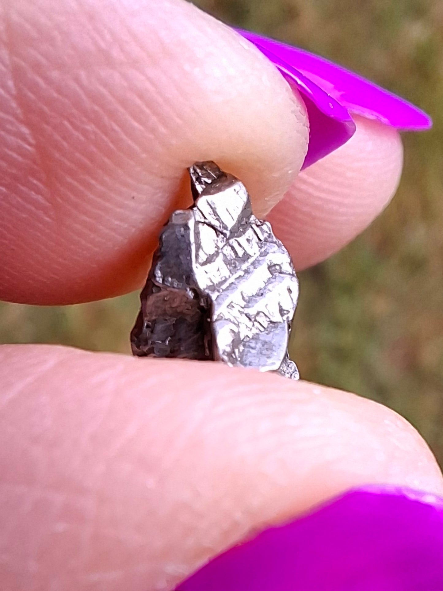 Campo del Cielo, 0.87g, Nickel Iron Meteorite (Ref: C4)