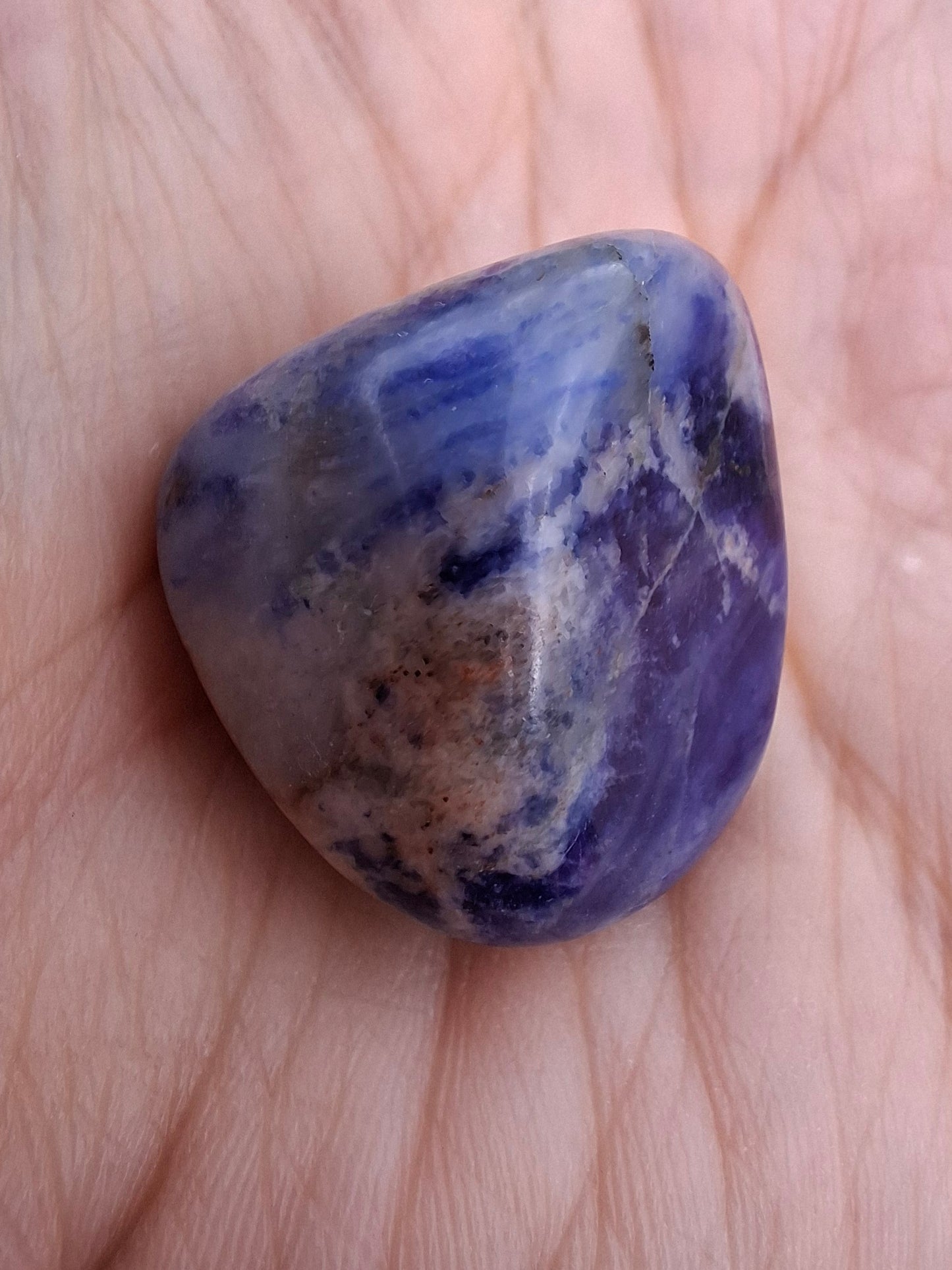 Sodalite, Tumble Stone, Crystal (Ref: T153)