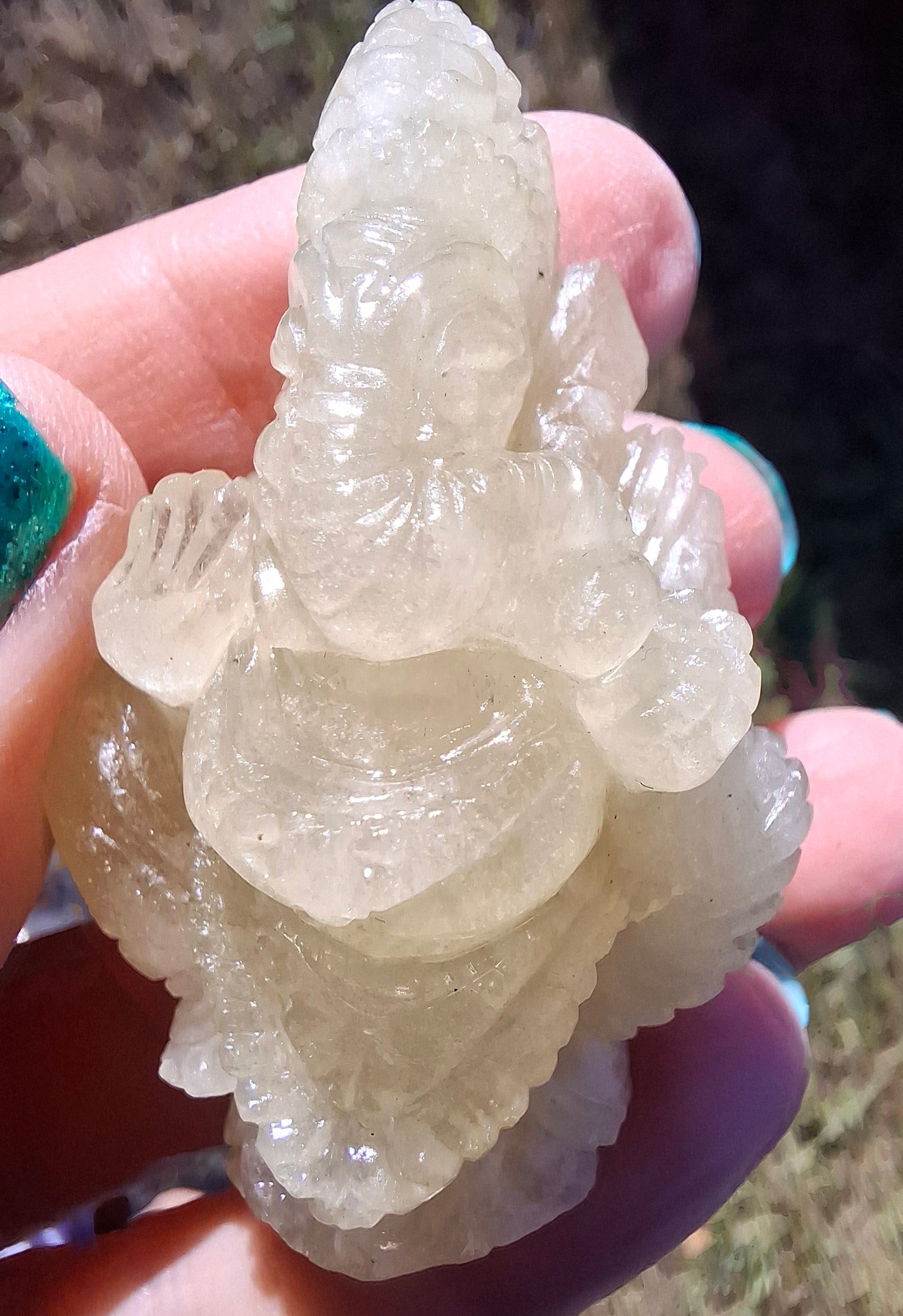 Libyan Desert Glass GANESHA craving, 31.21g, Tektite (Ref: Ganesha2)