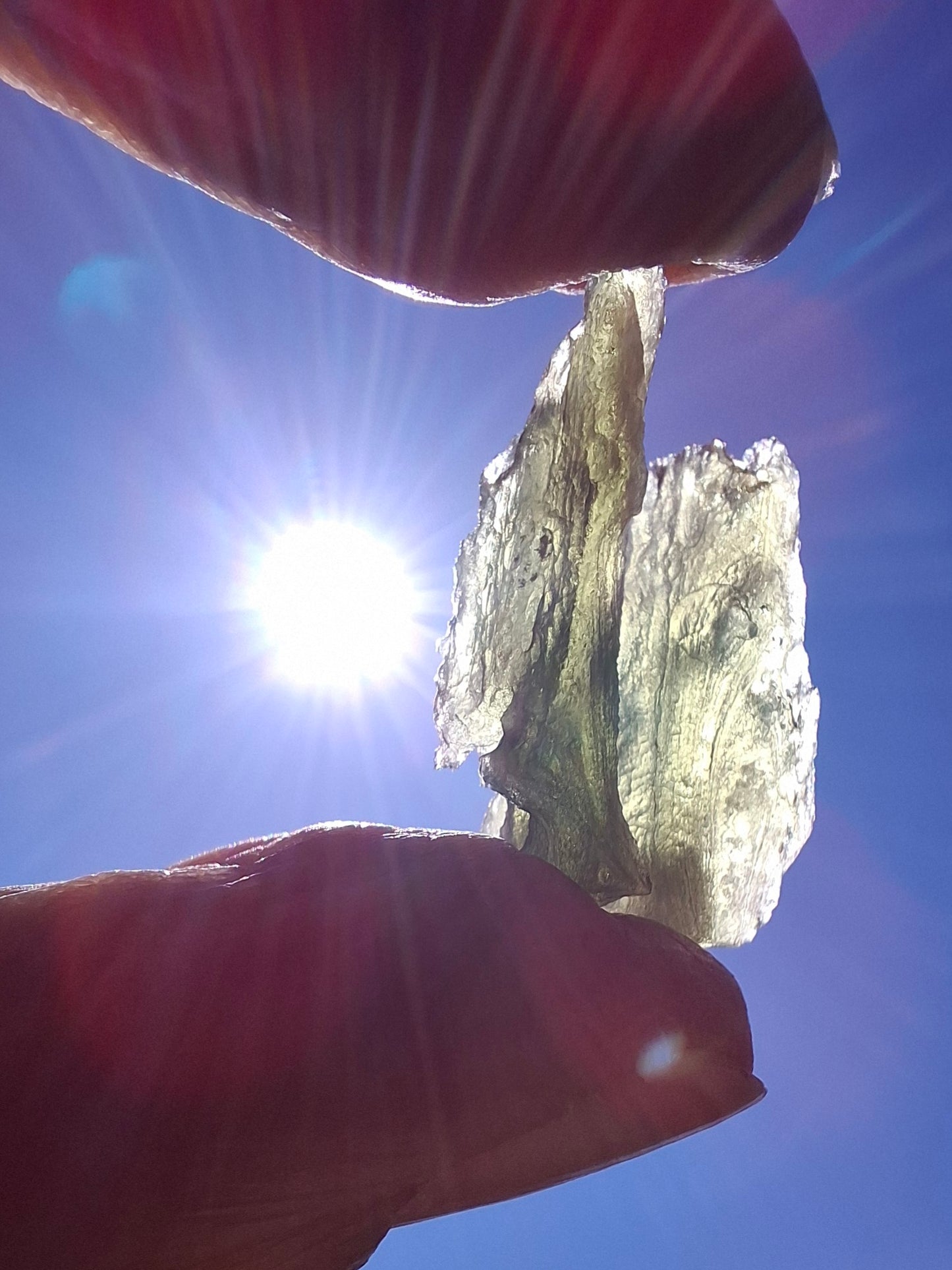 Moldavite Piece, ANGEL CHIME, 2.18g, Tektite (Ref: 745)