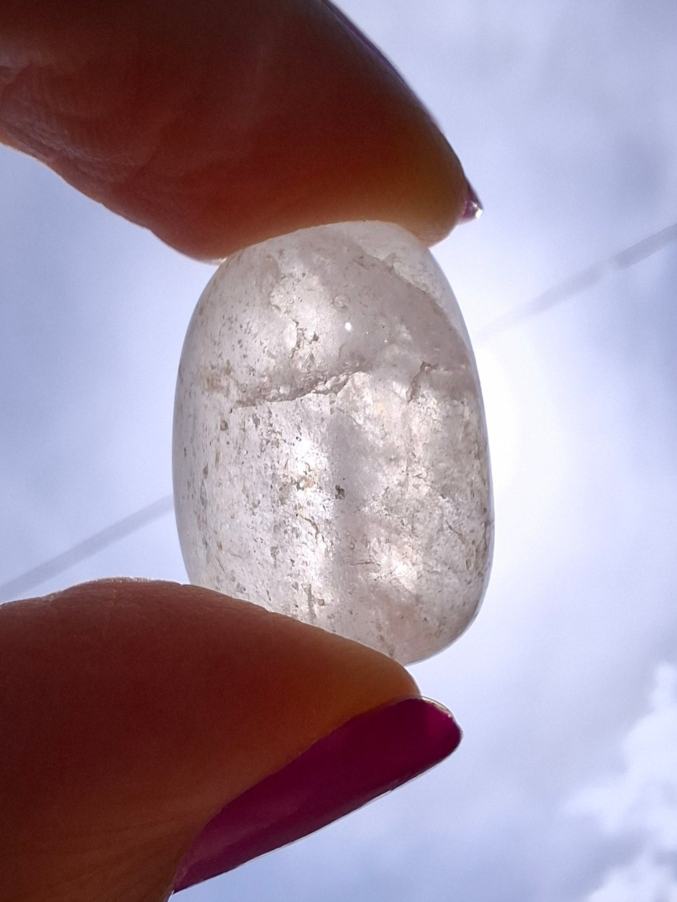 Clear Quartz, Tumble Stone, Crystal (Ref: T33)