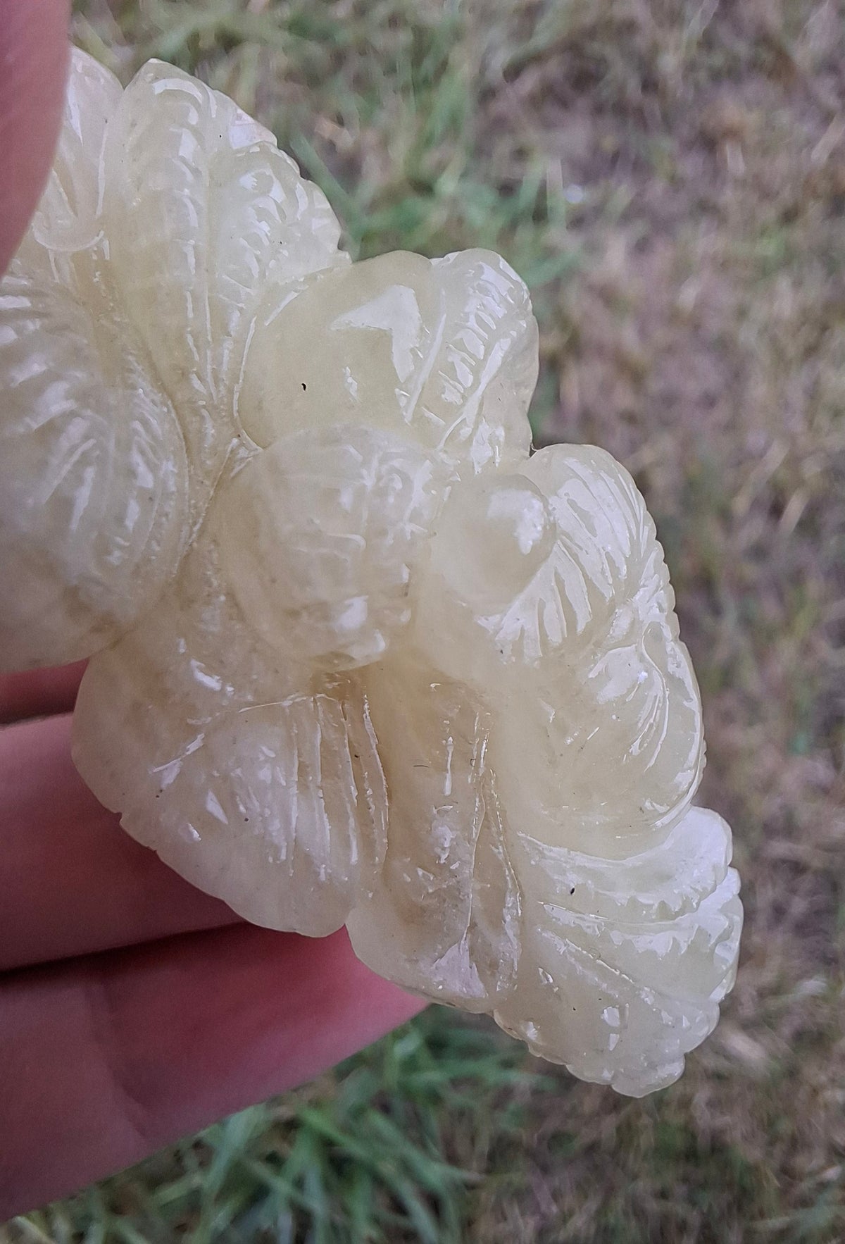 Libyan Desert Glass GANESHA craving, 31.21g, Tektite (Ref: Ganesha2)