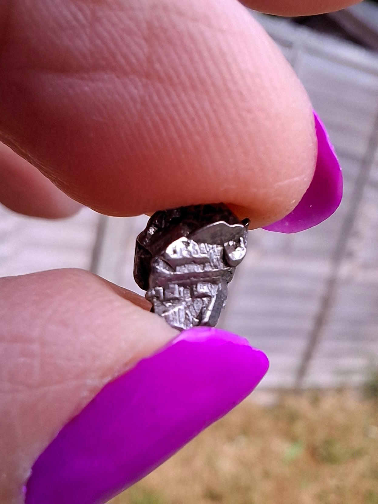 Campo del Cielo, 0.87g, Nickel Iron Meteorite (Ref: C4)
