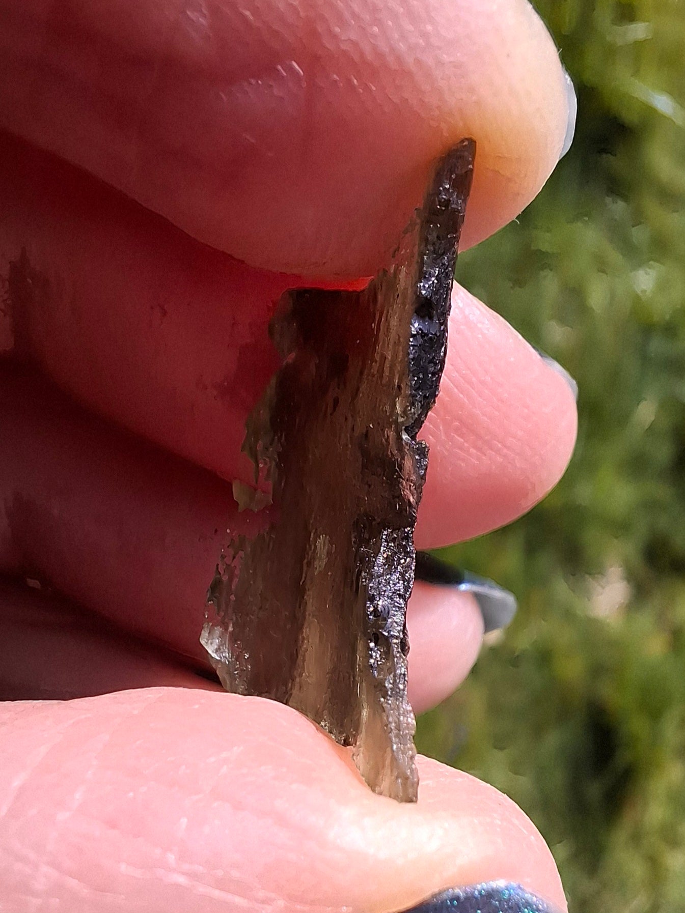 Moldavite Piece, 1.07g, Tektite (Ref: 1394)