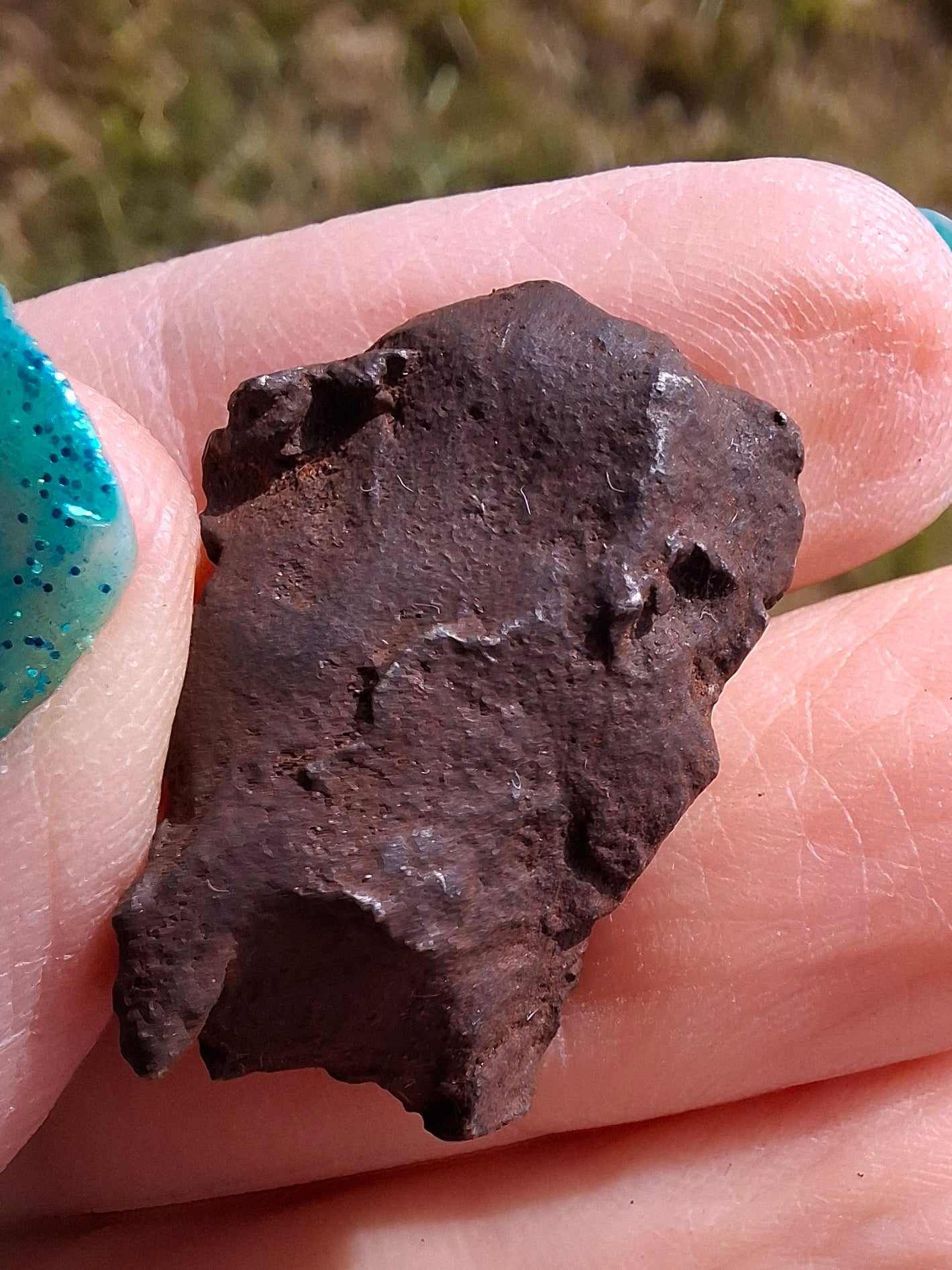 Gebel Kamil Iron Meteorite, 12.80g (Ref: K33)