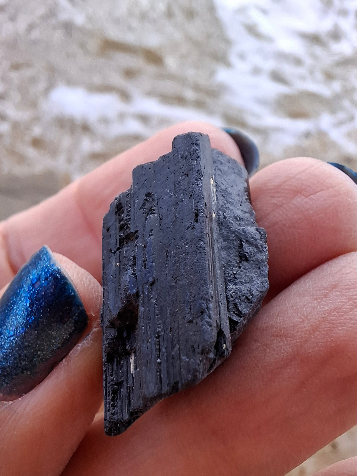 Black Tourmaline RAW, 12.40g, Crystal (Ref: RBT2)