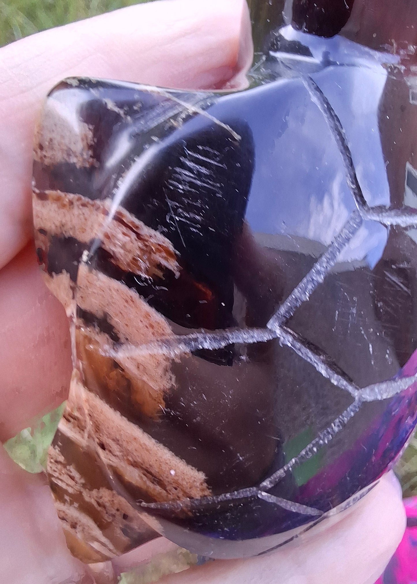 Red Amber Turtle, 59.07g, Carving, Fossil (Ref: TT5)