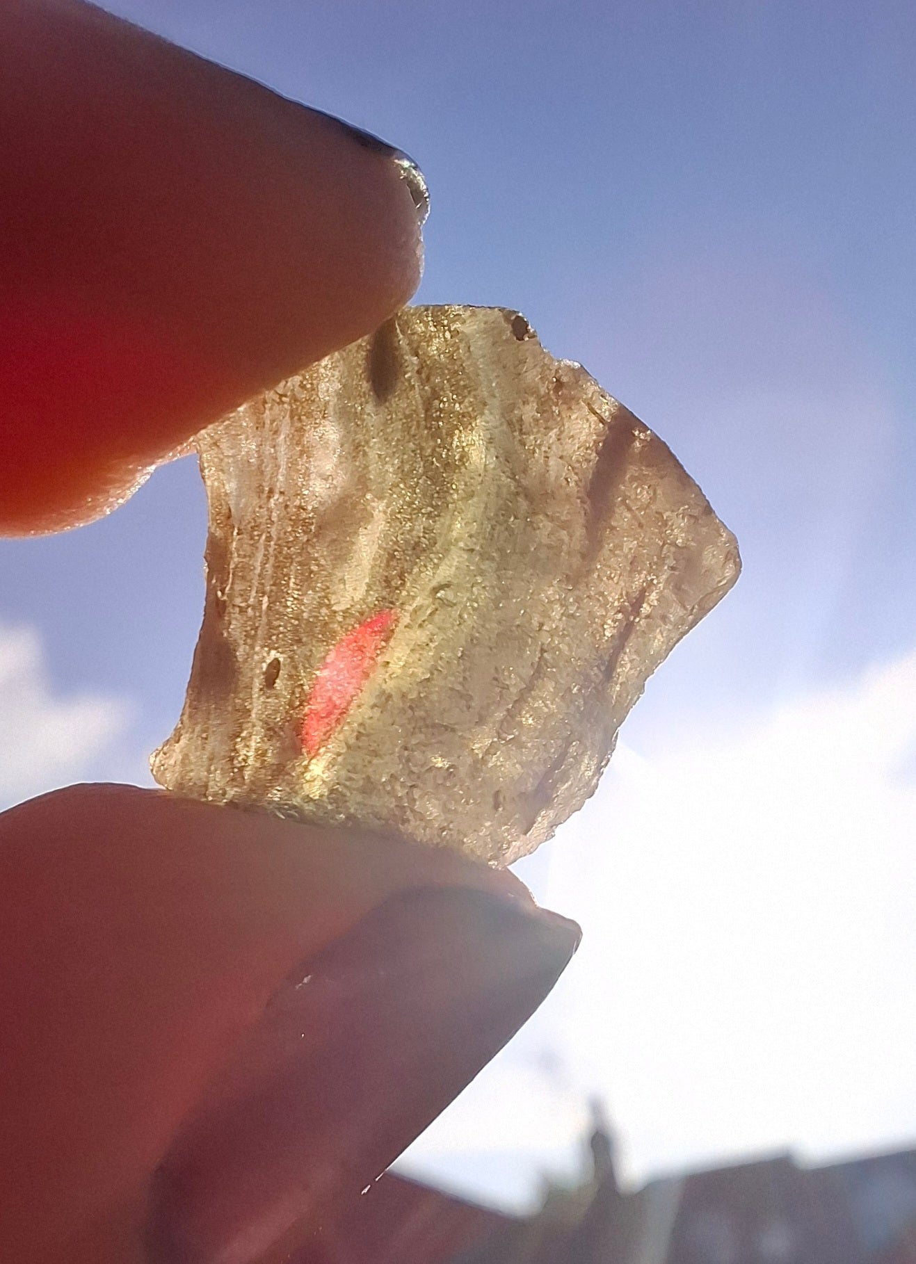 Moldavite Piece, 1.20g, Tektite (Ref: 1383)