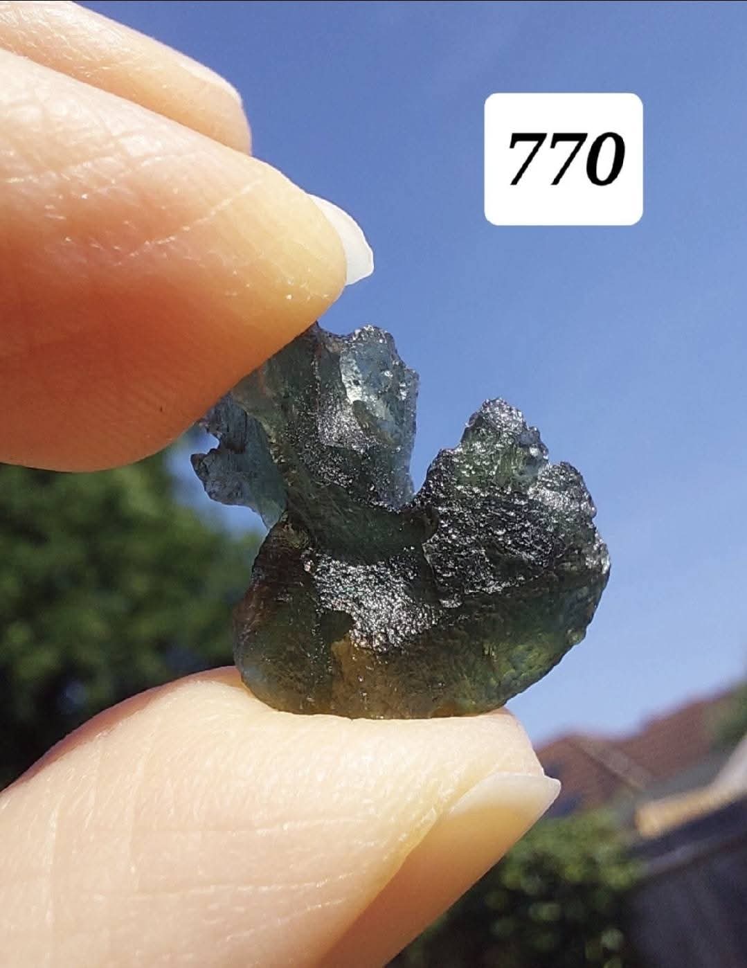 Moldavite Piece, 1.84g, Tektite (Ref: 770)