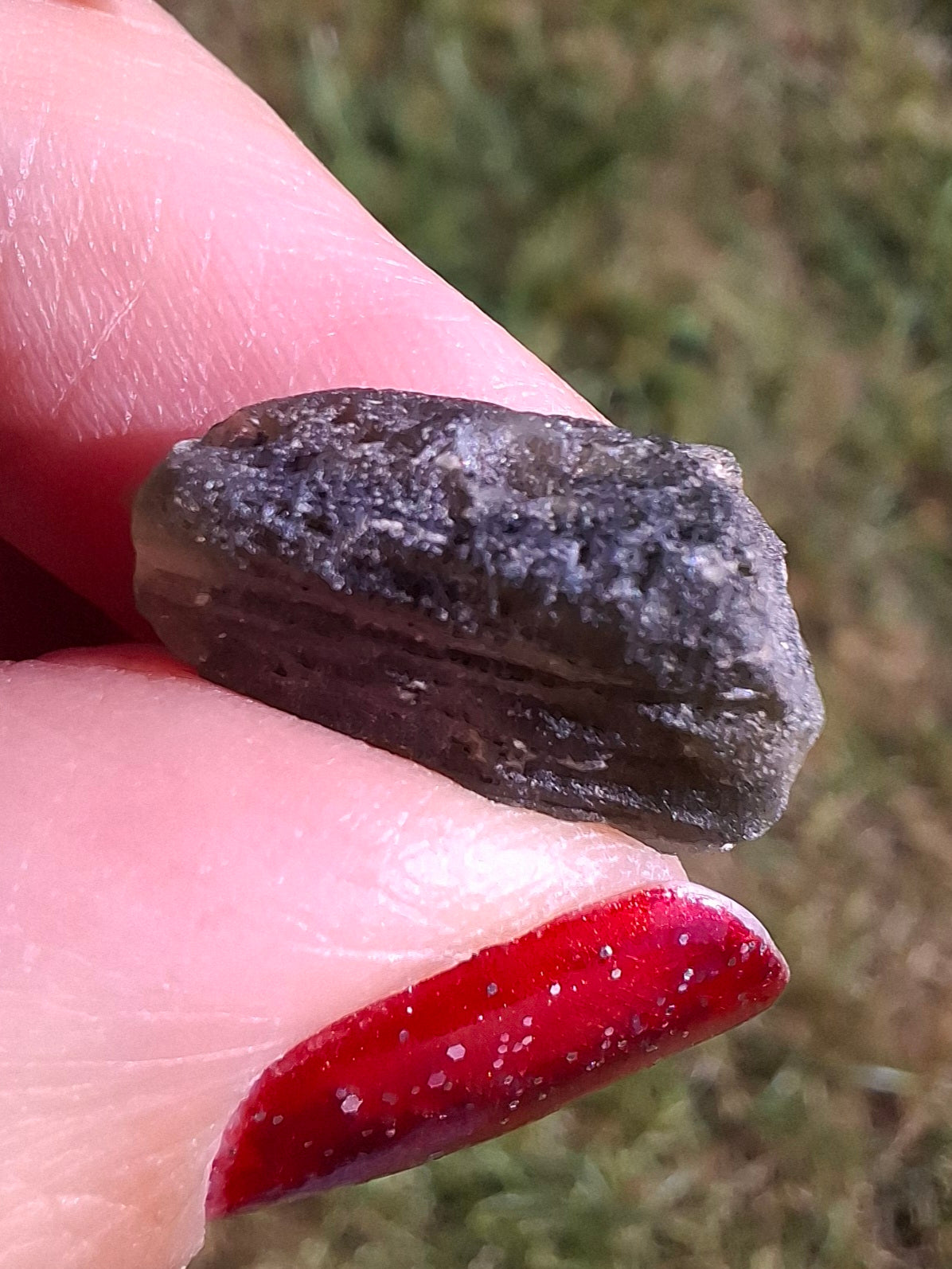 Moldavite Piece, 2.06g, Tektite (Ref: 1467)