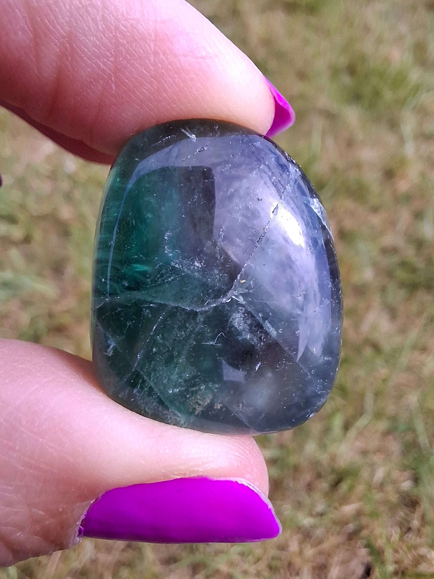 Fluorite, Tumble Stone, Crystal (Ref: T57)