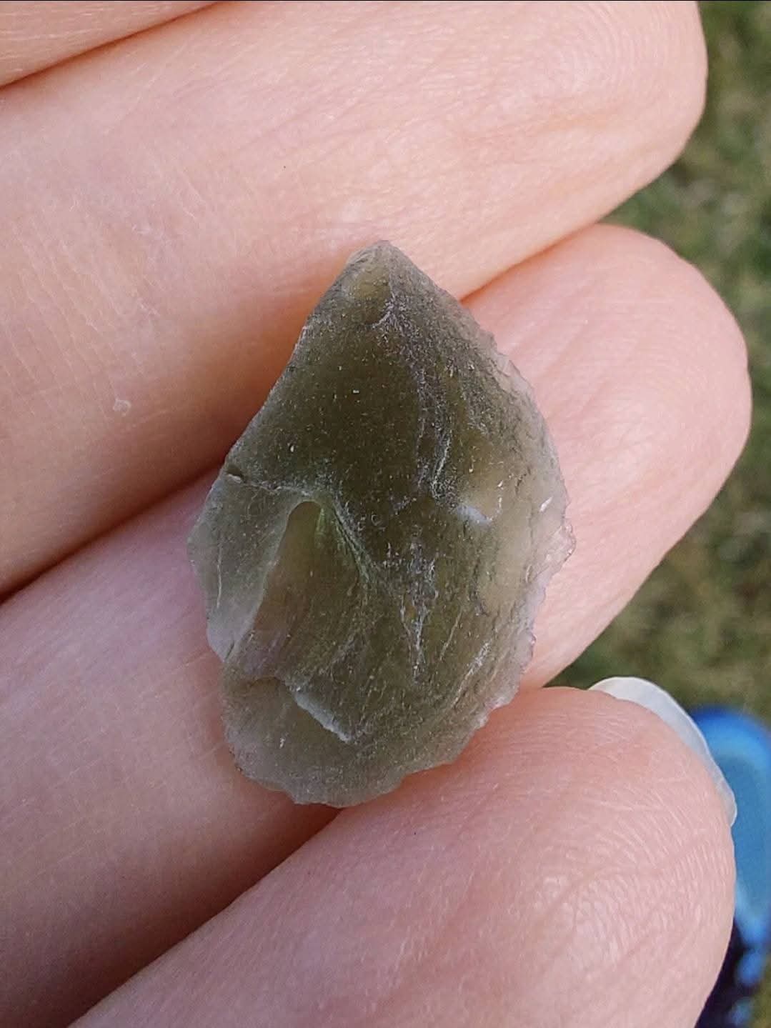 Moldavite Piece, 1.05g, Tektite (Ref: E182)