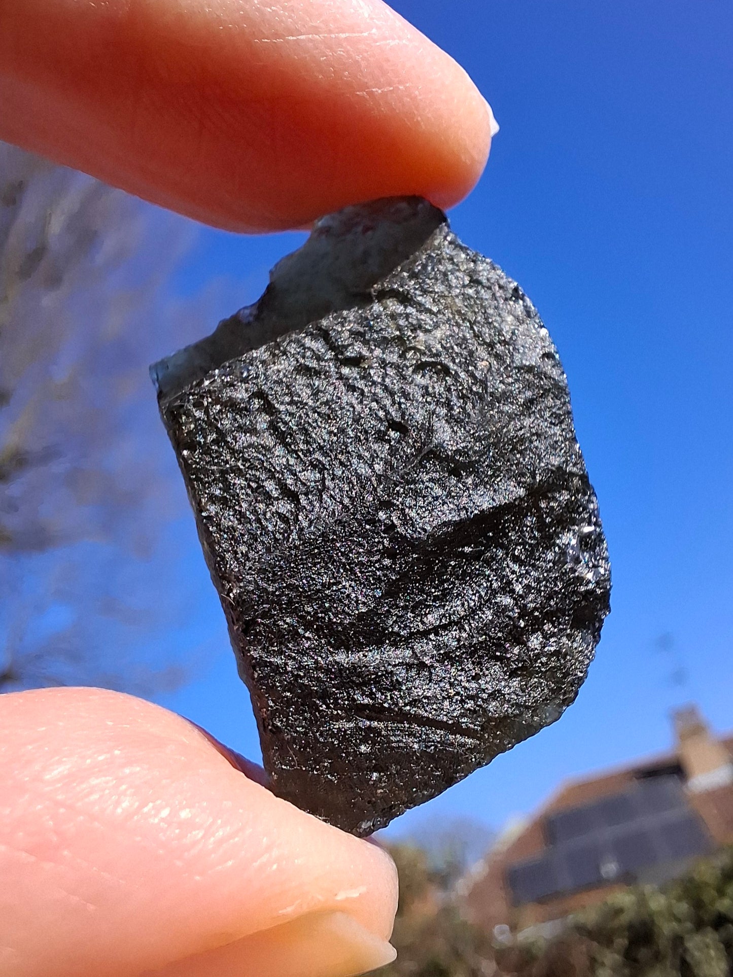 Moldavite Piece, JAKULE, 7.00g, Tektite (Ref: 1376)