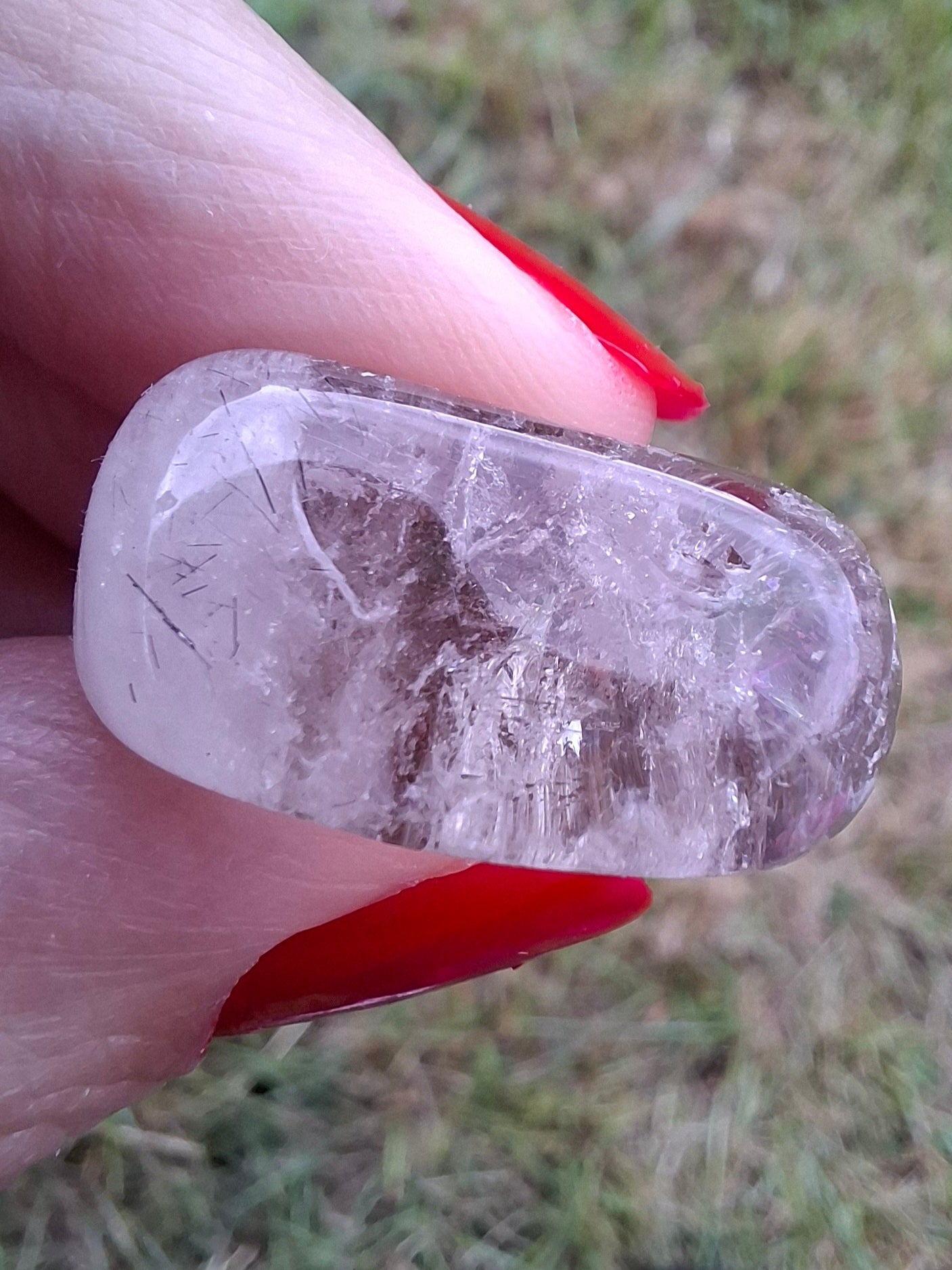 Smoky Quartz, Tumble Stone, Crystal (Ref: T106)