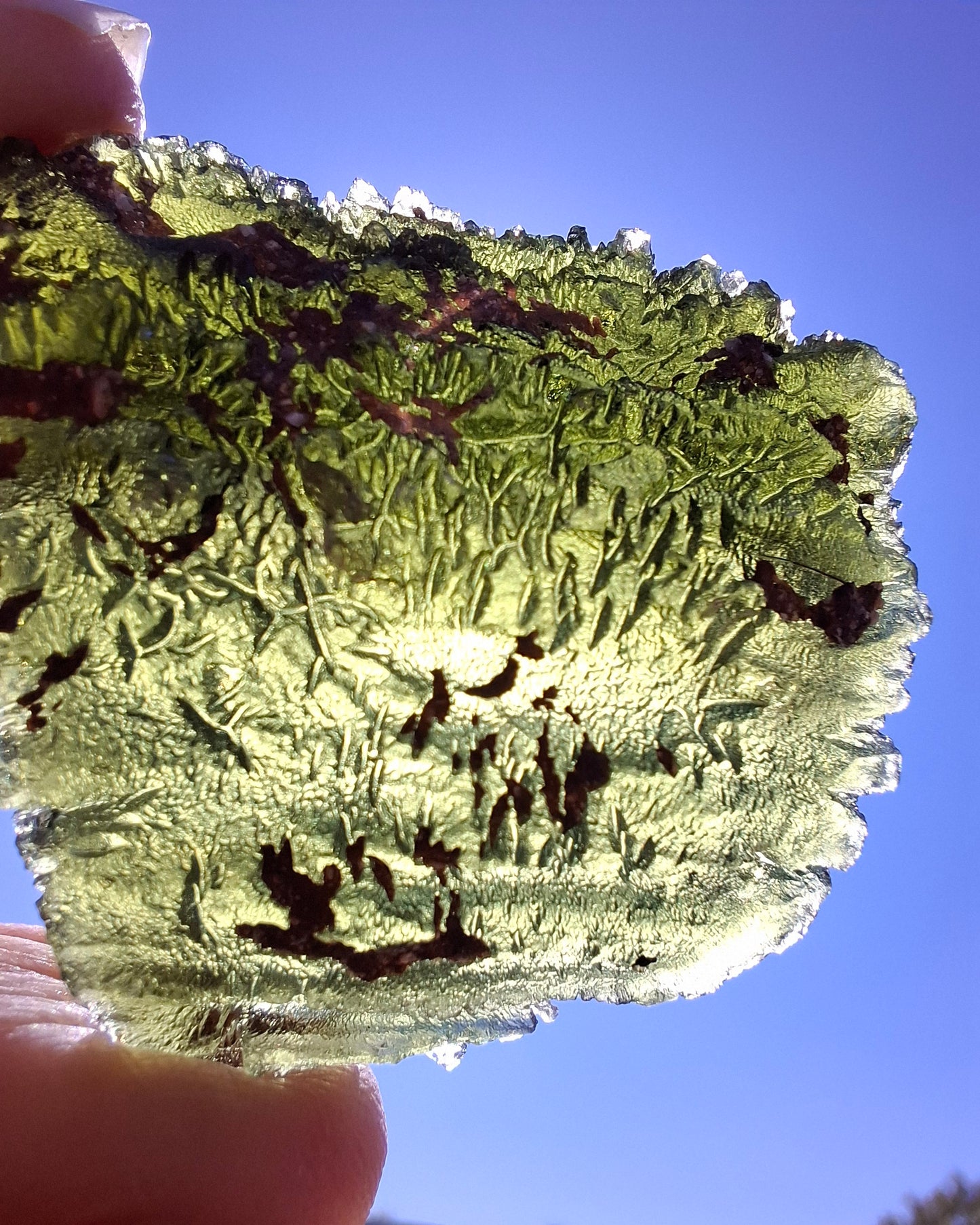 Moldavite Piece, NOVA HOSPODA, 18.15g, Tektite (Ref: 1041)