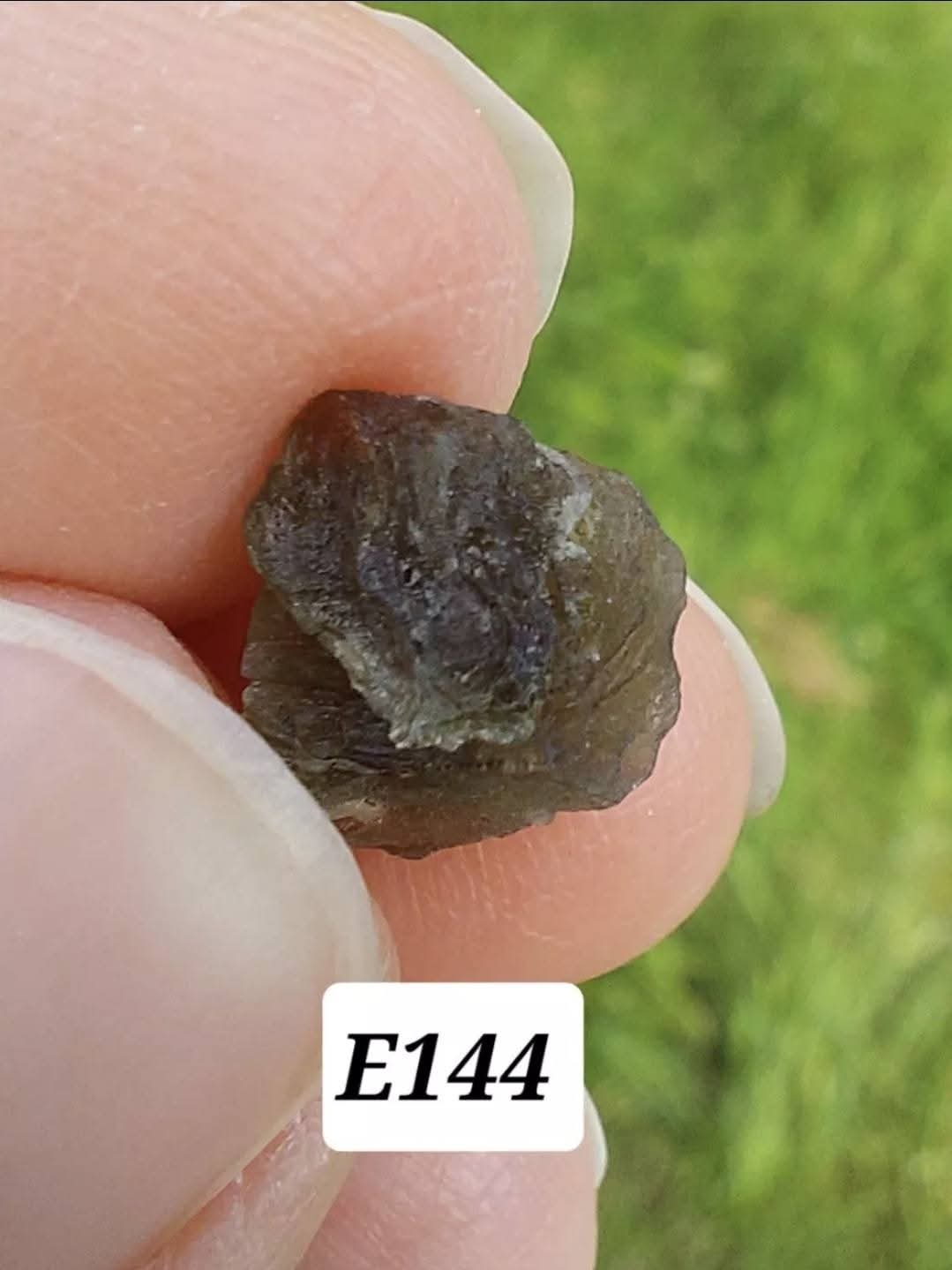 Moldavite Piece, 0.58g, Tektite (Ref: E144)