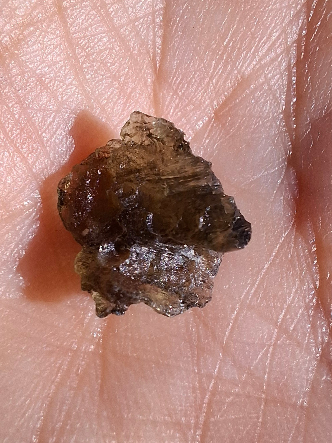 Moldavite Piece, 0.62g, Tektite (Ref: 1455)