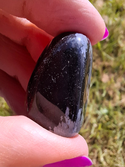 Snowflake Obsidian, Tumble Stone, Crystal (Ref: T99)