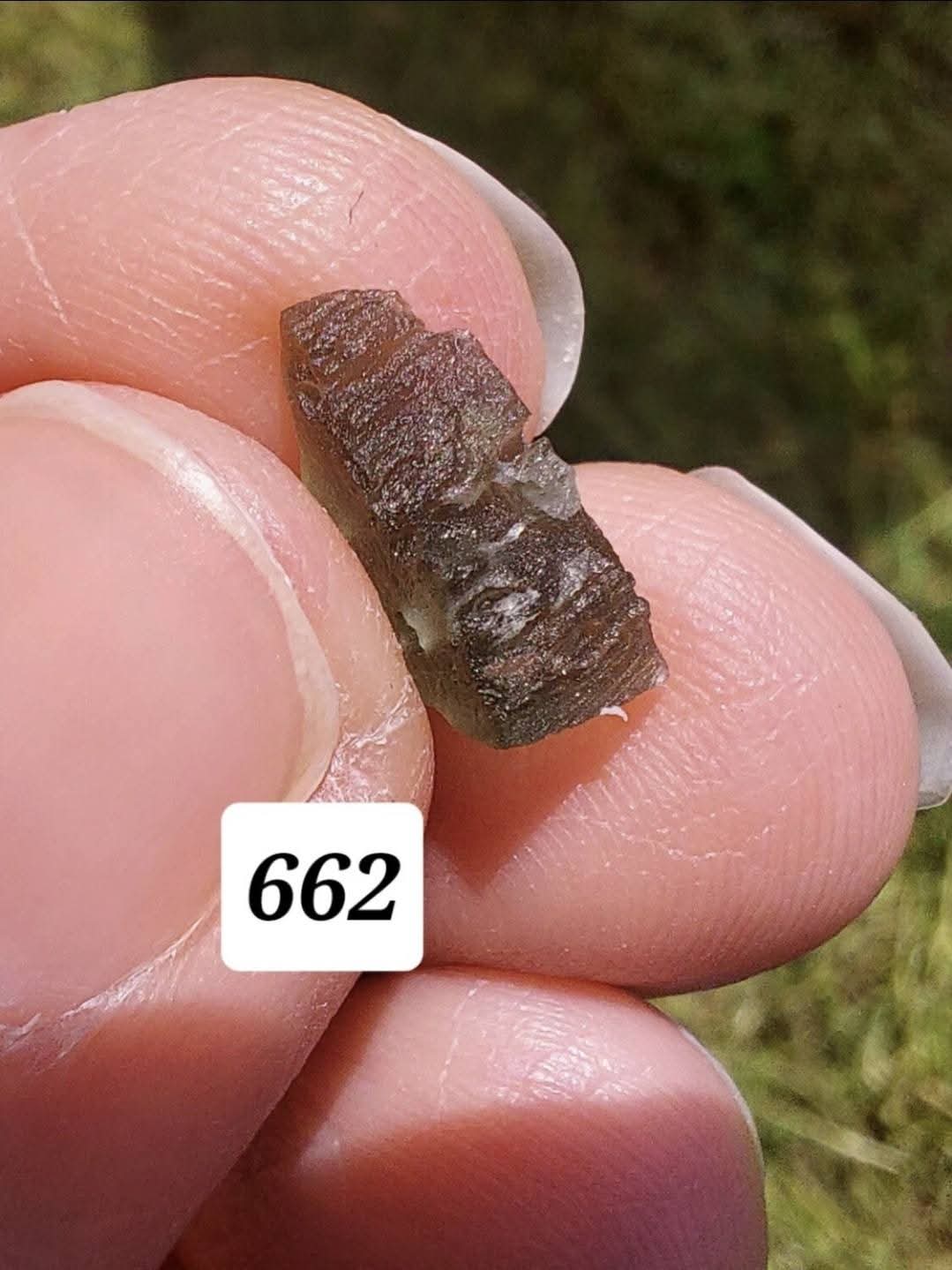 Moldavite Piece, 0.53g, Tektite (Ref: 662)