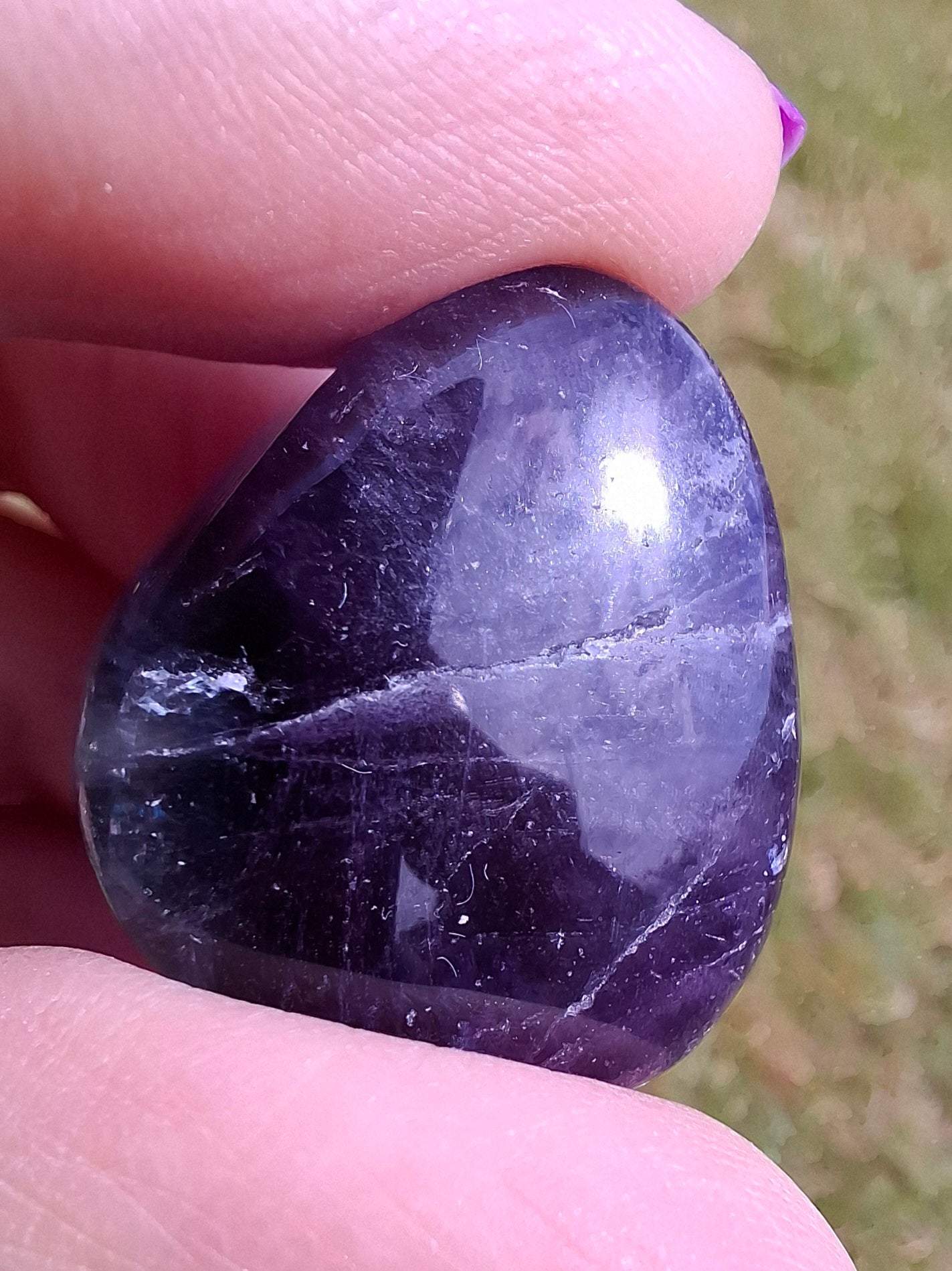 Fluorite, Tumble Stone, Crystal (Ref: T54)