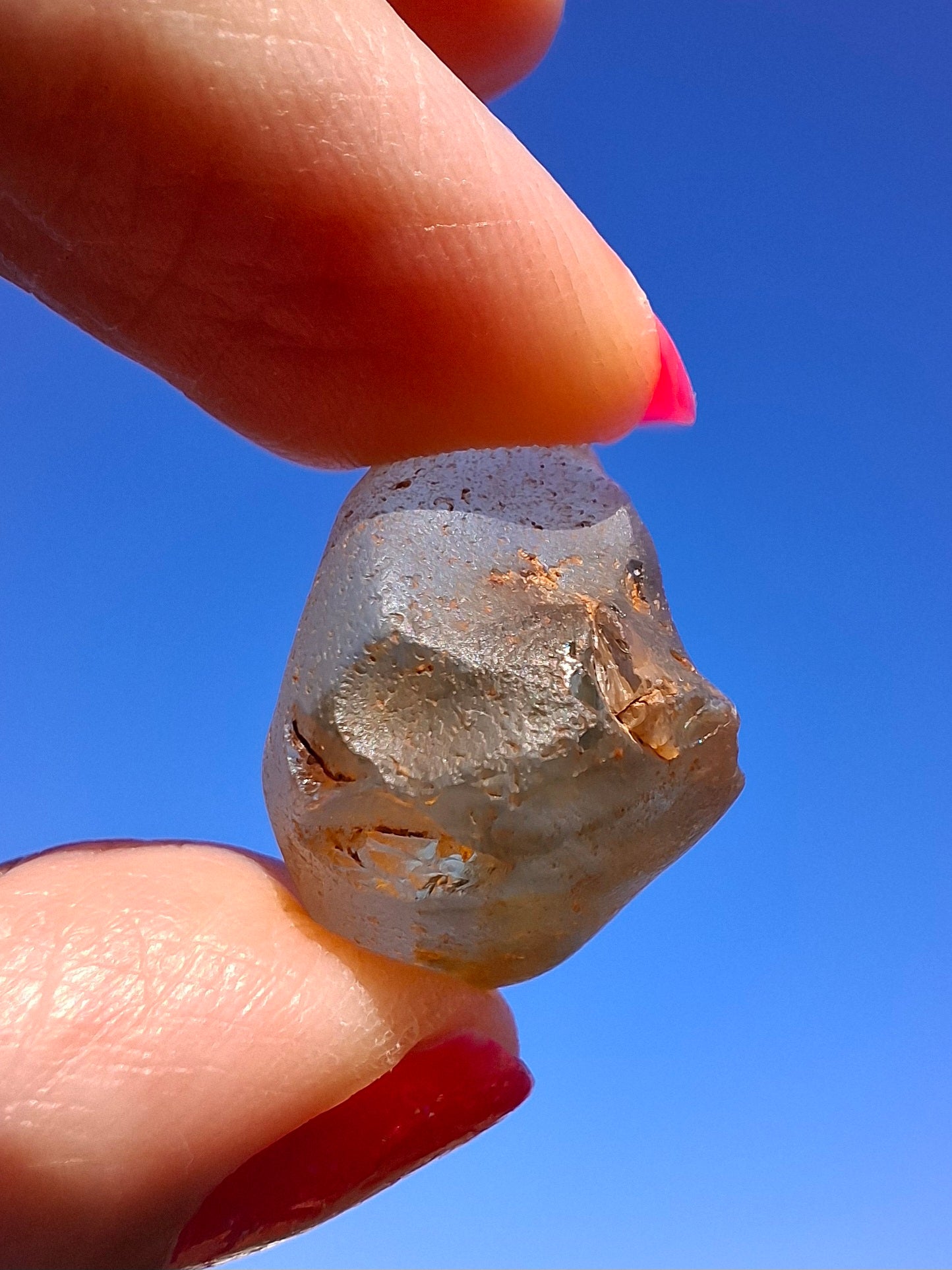 Libyan Desert Glass (darker) Piece, 3.72g, Tektite (Ref: L1378)