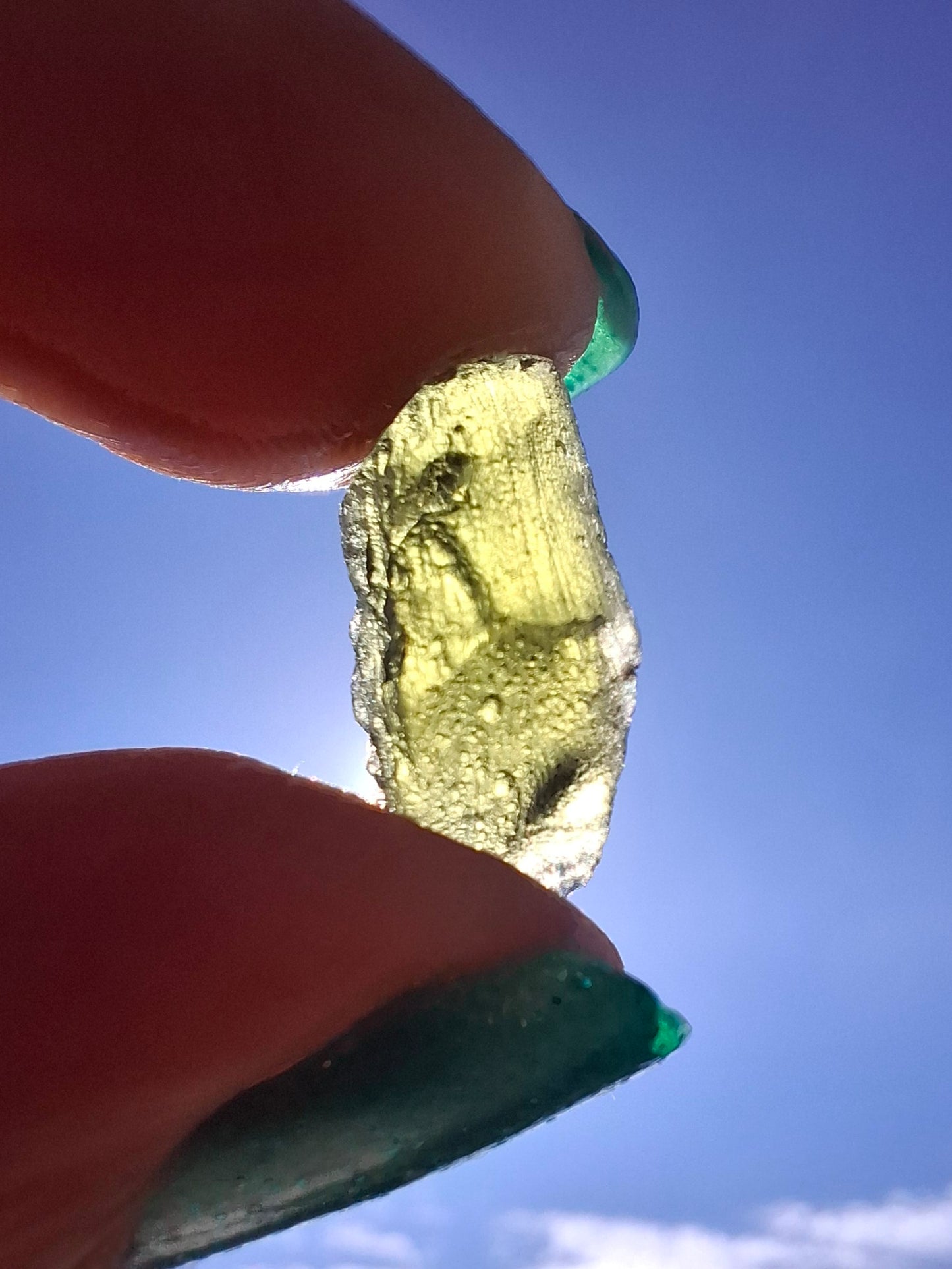 Moldavite Piece, 1.03g, Tektite (Ref: 1416)