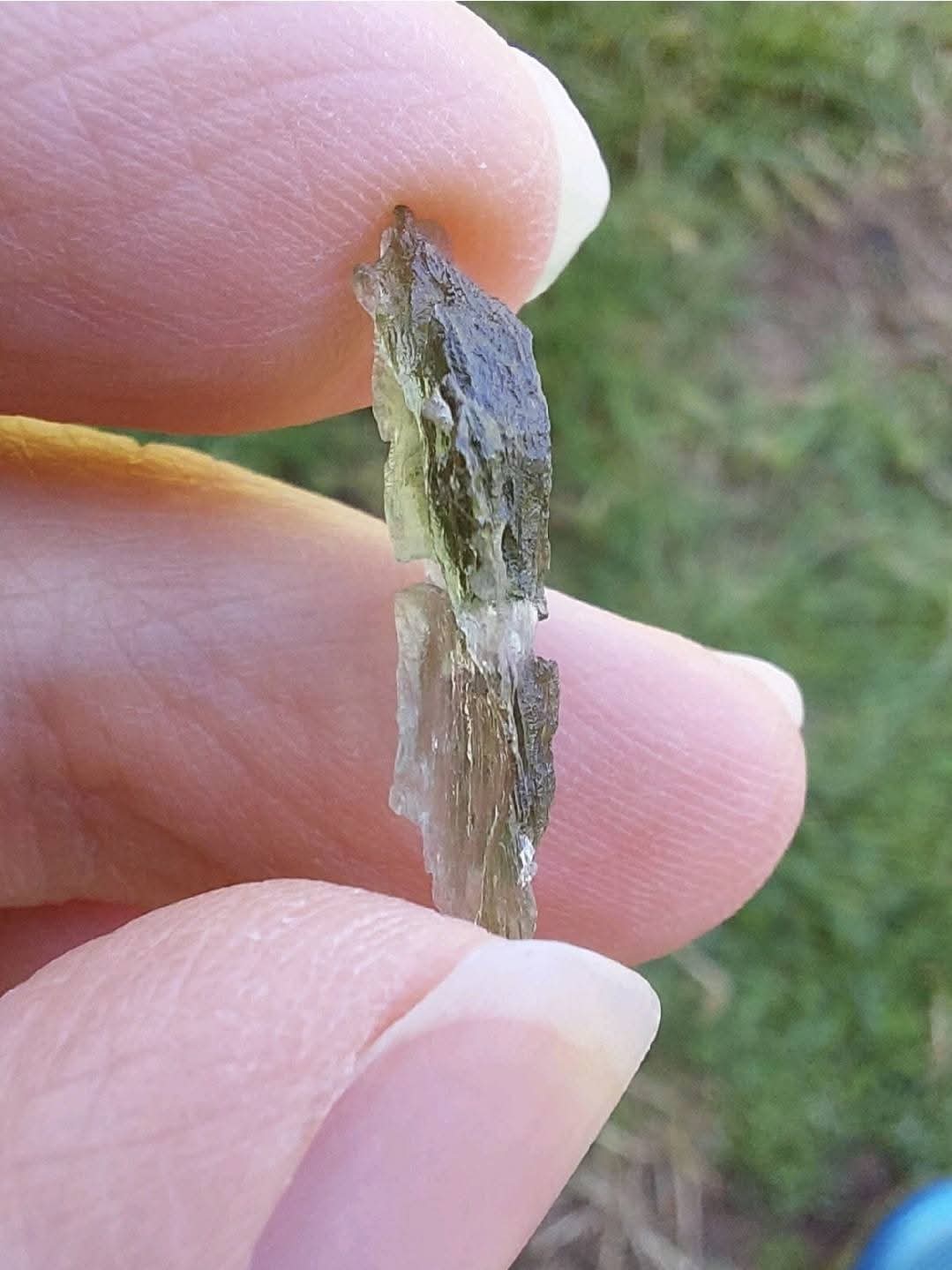 Moldavite Piece, 0.63g, Tektite (Ref: 776)