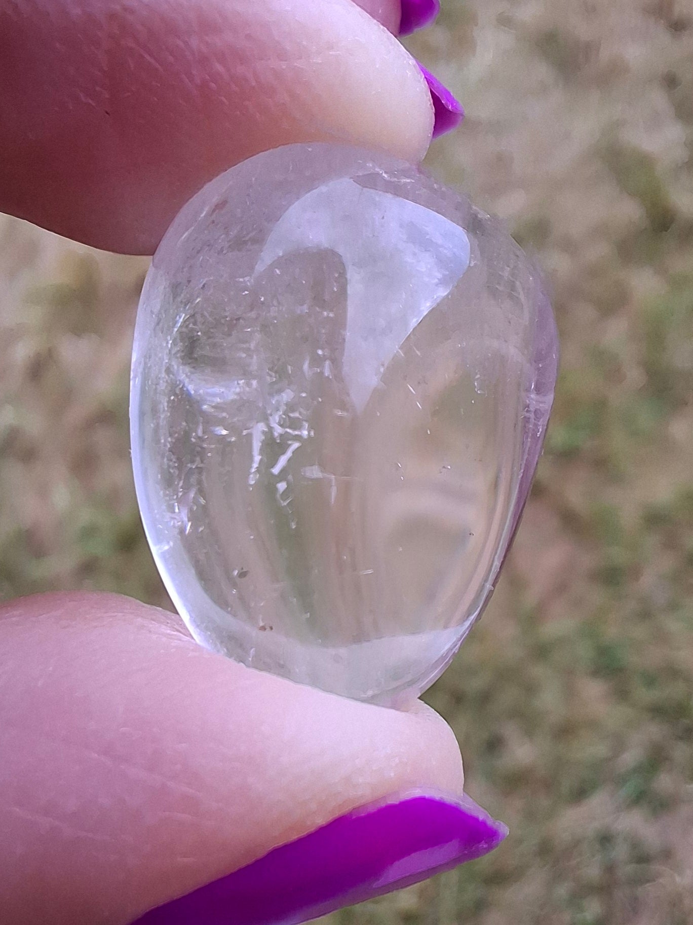 Clear Quartz, Tumble Stone, Crystal (Ref: T30)