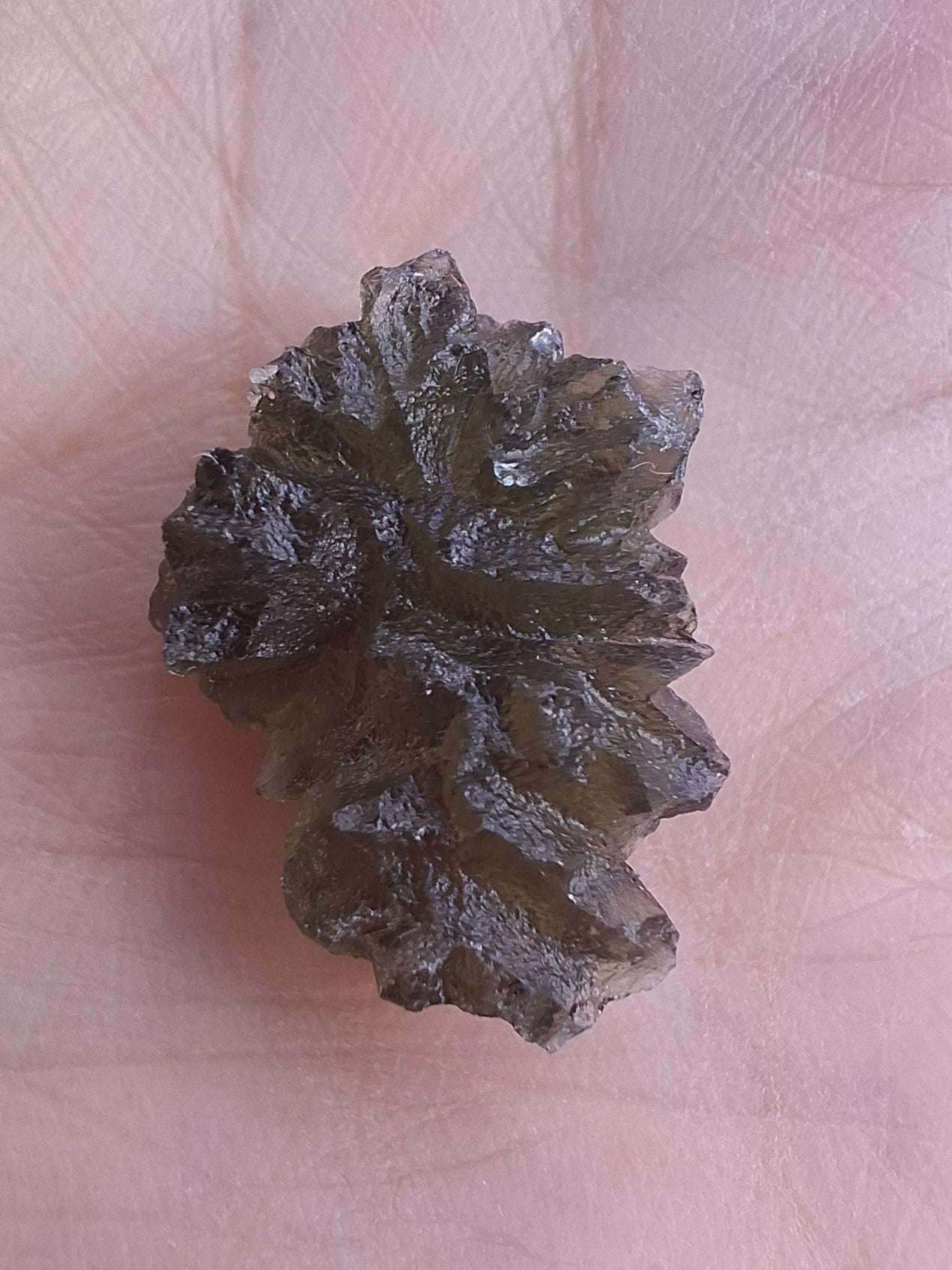 Moldavite Piece, JEZKOVNA BESEDNICE, 2.05g, Tektite (Ref: 1275)