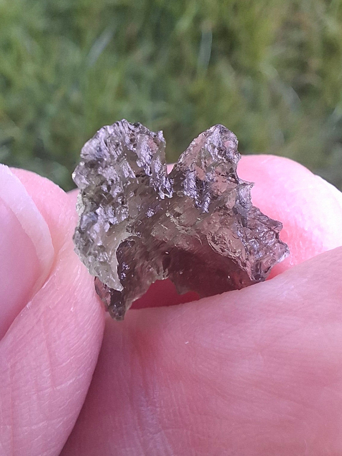 Moldavite Piece, JEZKOVNA BESEDNICE, 1.51g, Tektite (Ref: 1262)