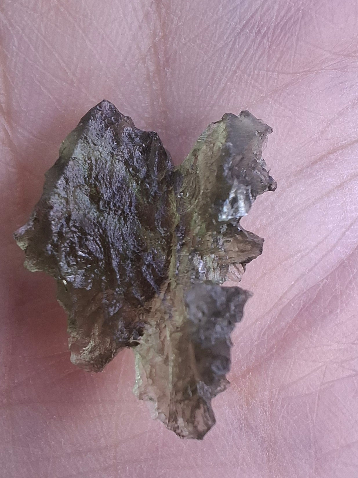 Moldavite Piece, JEZKOVNA BESEDNICE, 1.51g, Tektite (Ref: 1262)