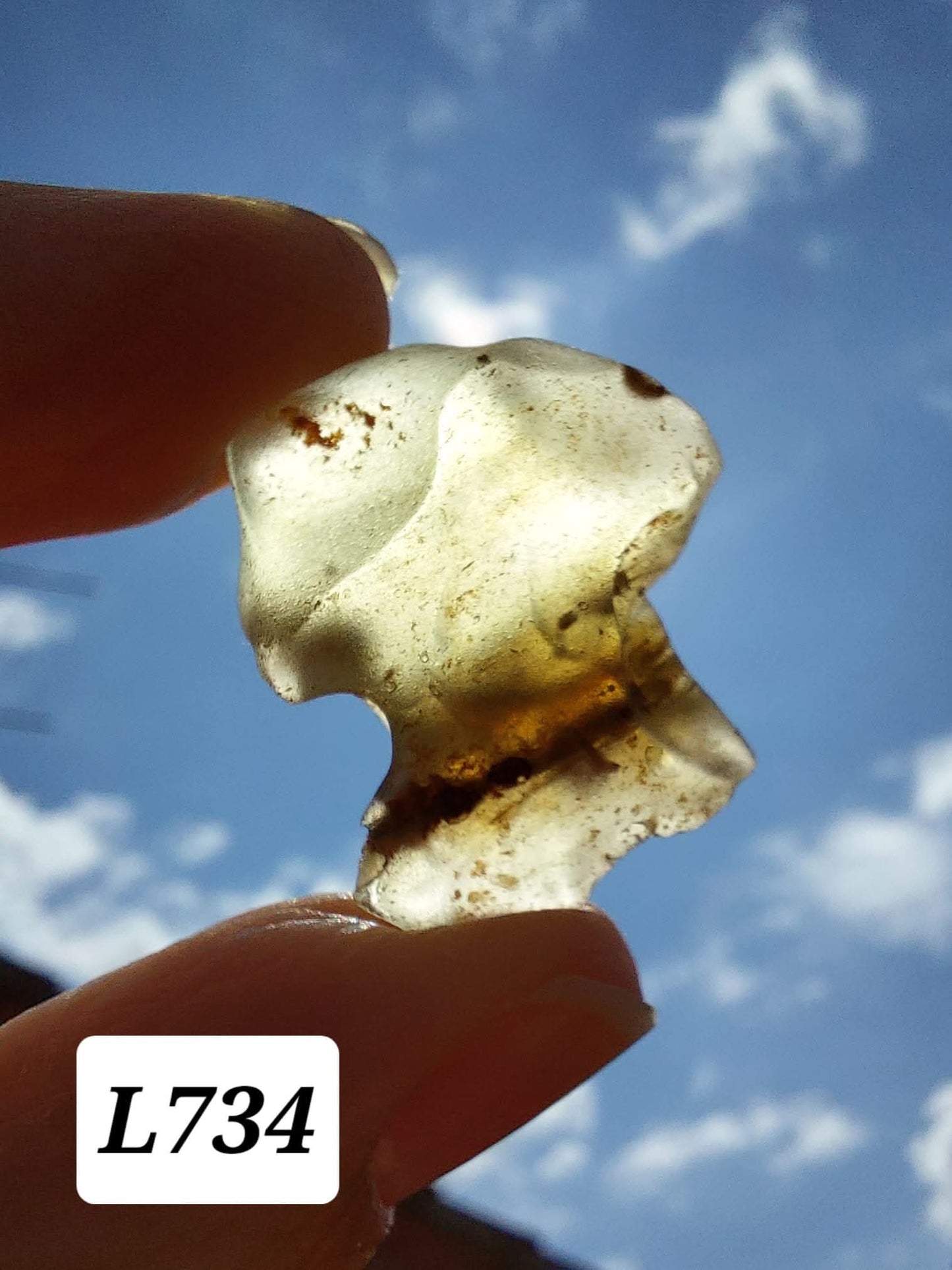Libyan Desert Glass Piece, 6.97g, Tektite