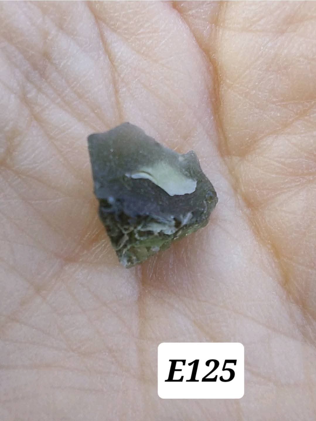 Moldavite Piece, 0.78g, Tektite (Ref: E125)