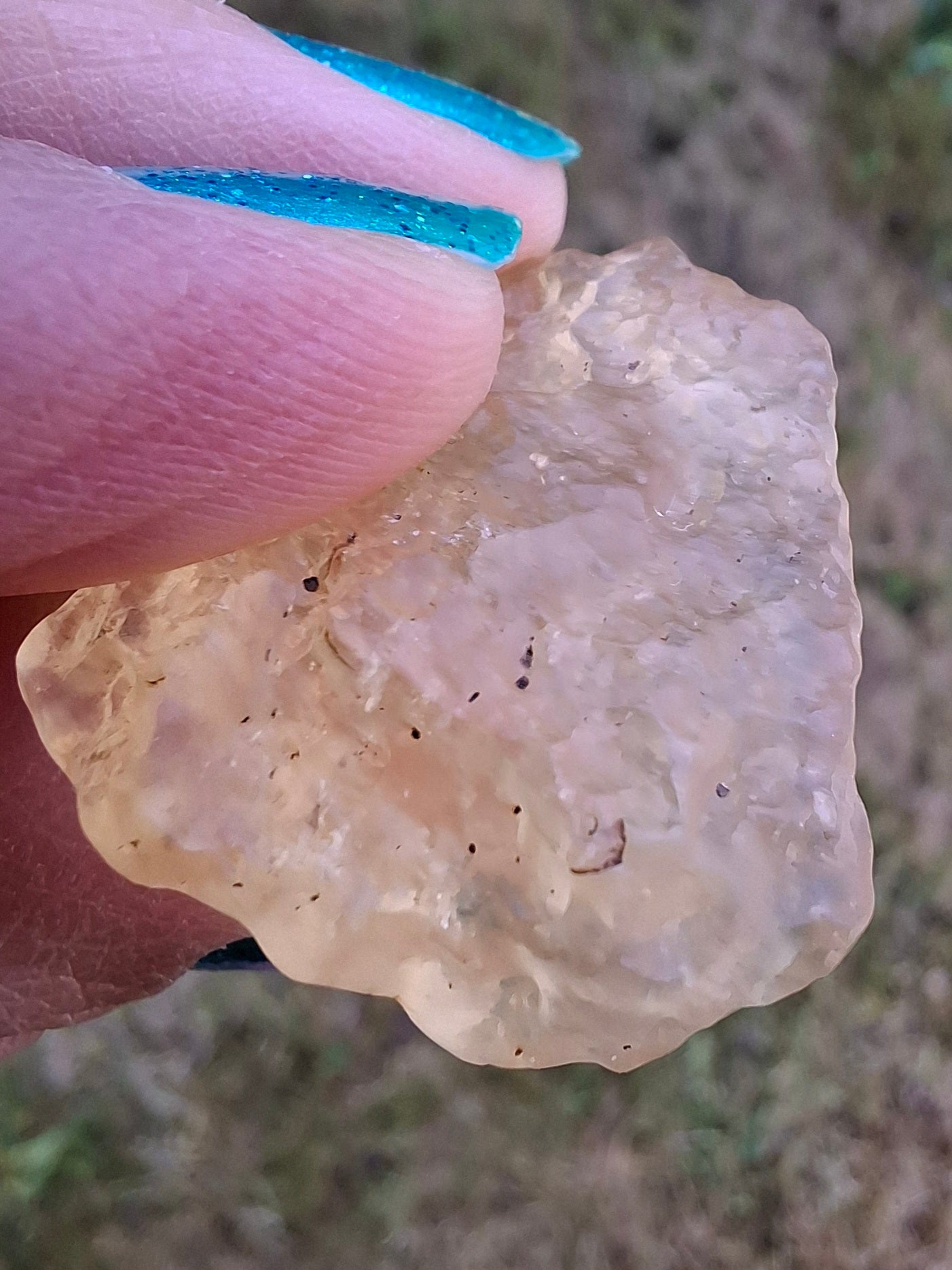 Libyan Desert Glass Piece, 10.00g, Tektite