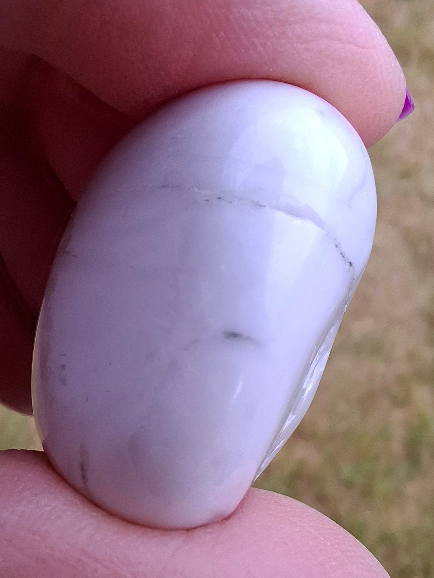 Howlite, Tumble Stone, Crystal (Ref: T36)