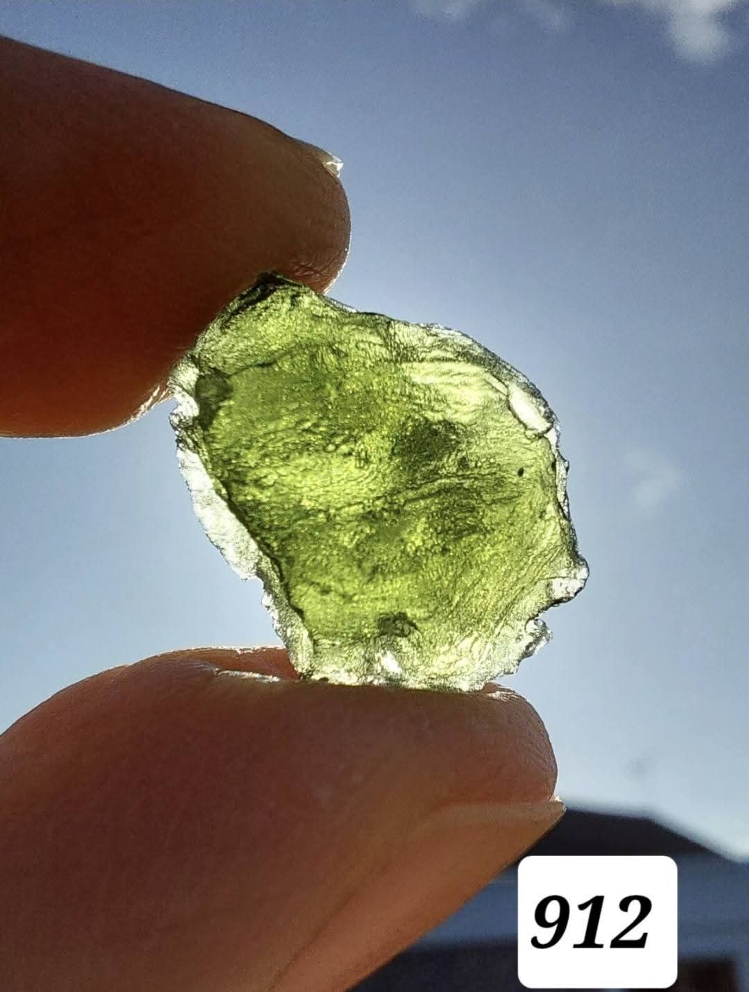 Moldavite Piece, 2.05g. Tektite (Ref: 912)